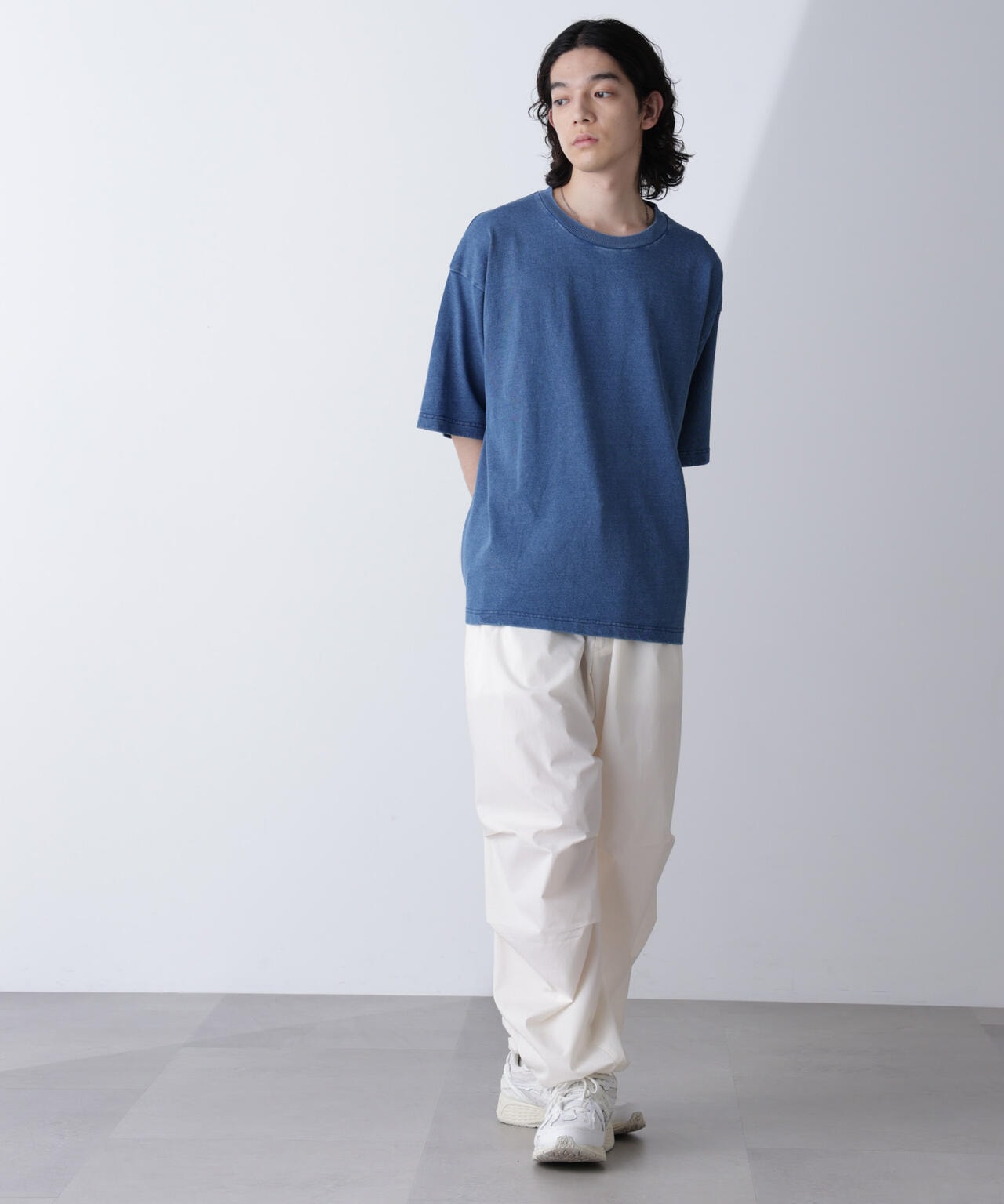リラックスインディゴTシャツ 半袖 6724224231