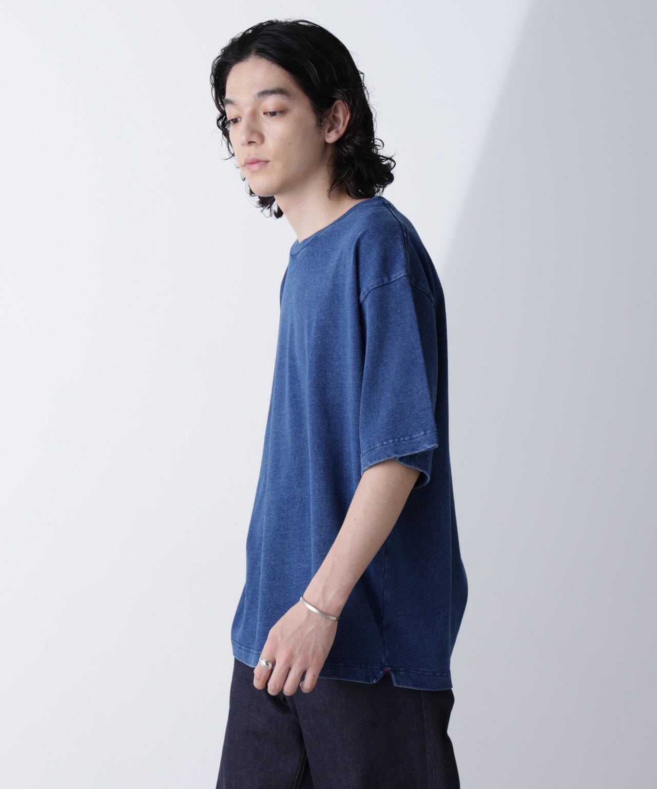 リラックスインディゴTシャツ 半袖 6724224231