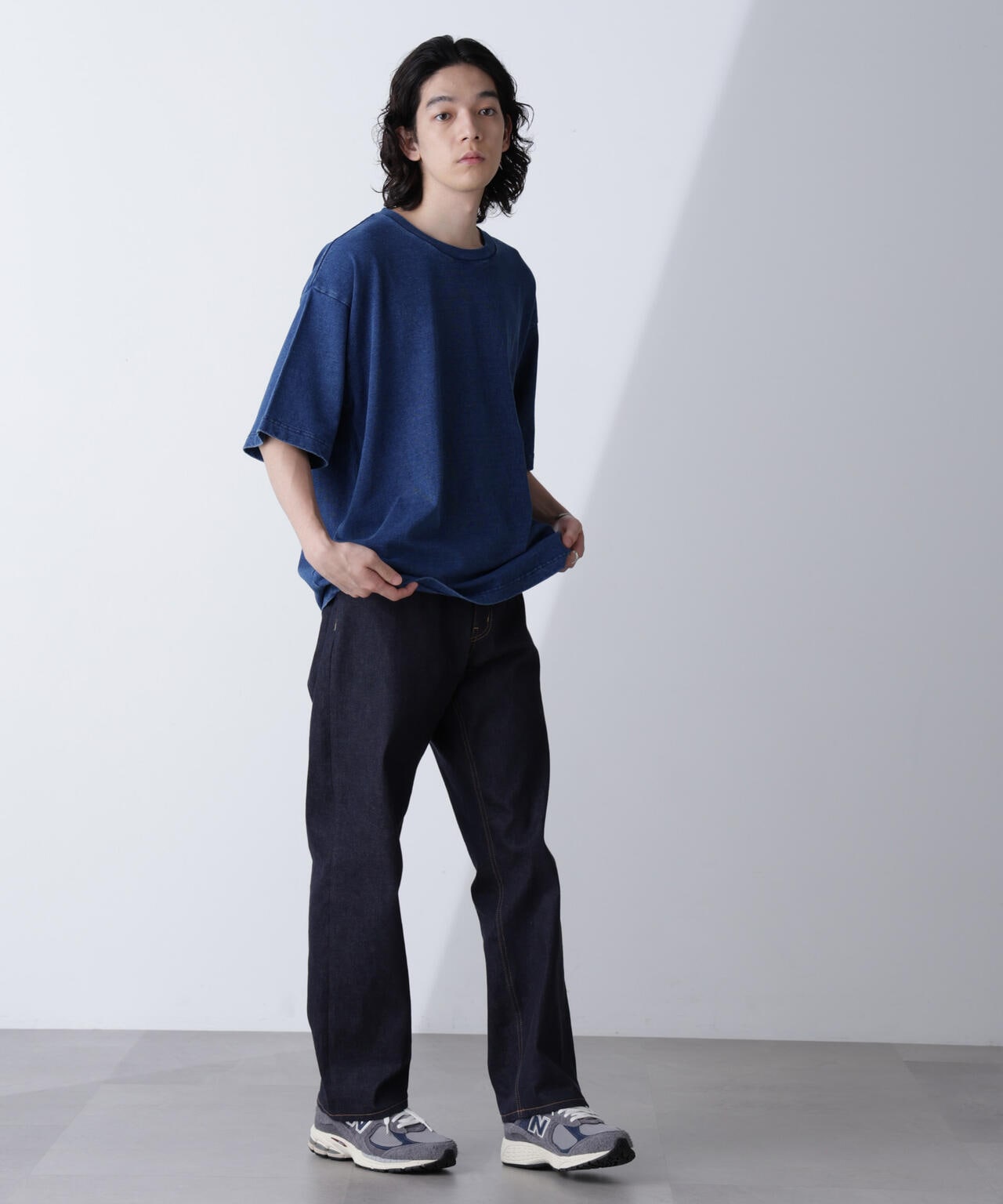リラックスインディゴTシャツ 半袖 6724224231