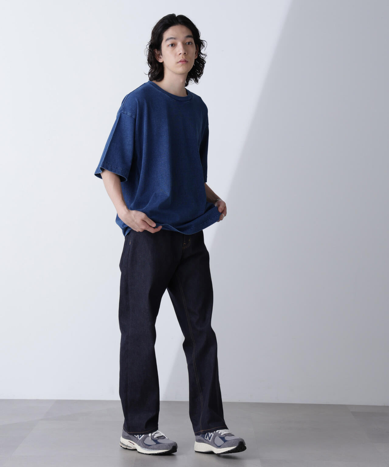 リラックスインディゴTシャツ 半袖 6724224231