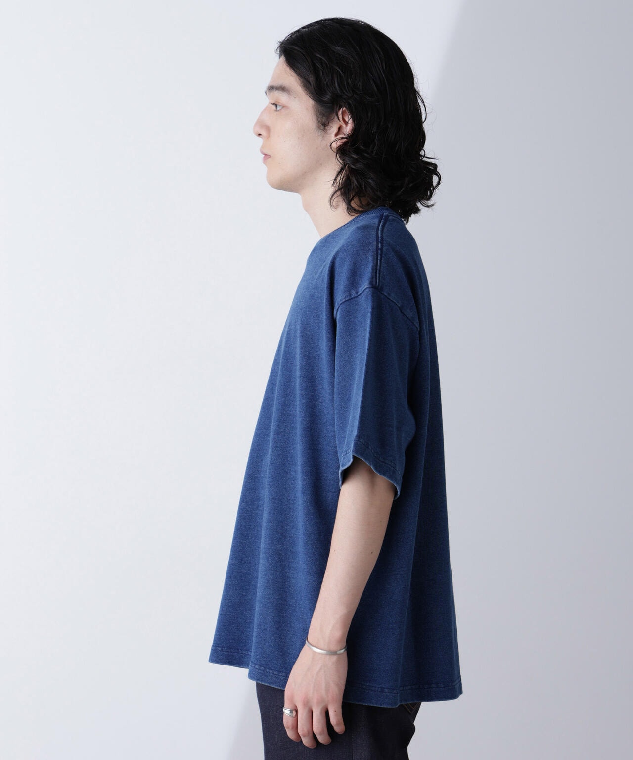 リラックスインディゴTシャツ 半袖 6724224231