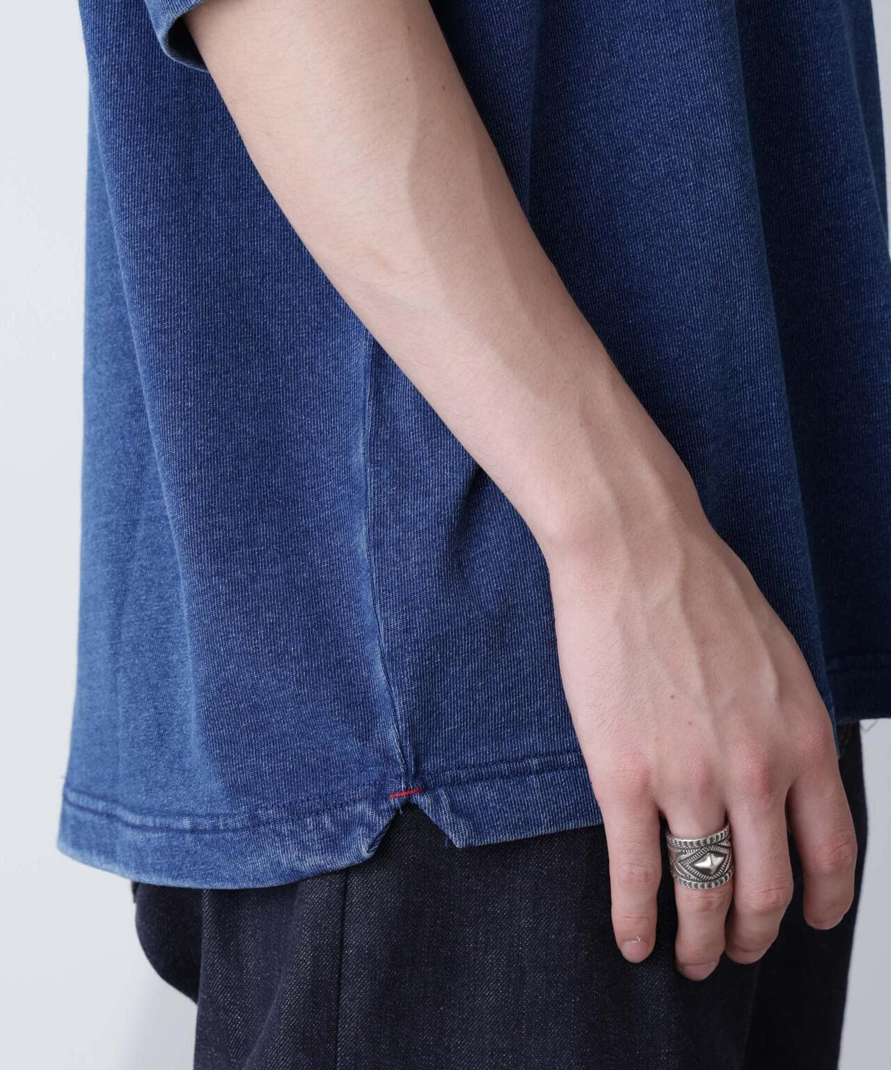 リラックスインディゴTシャツ 半袖 6724224231