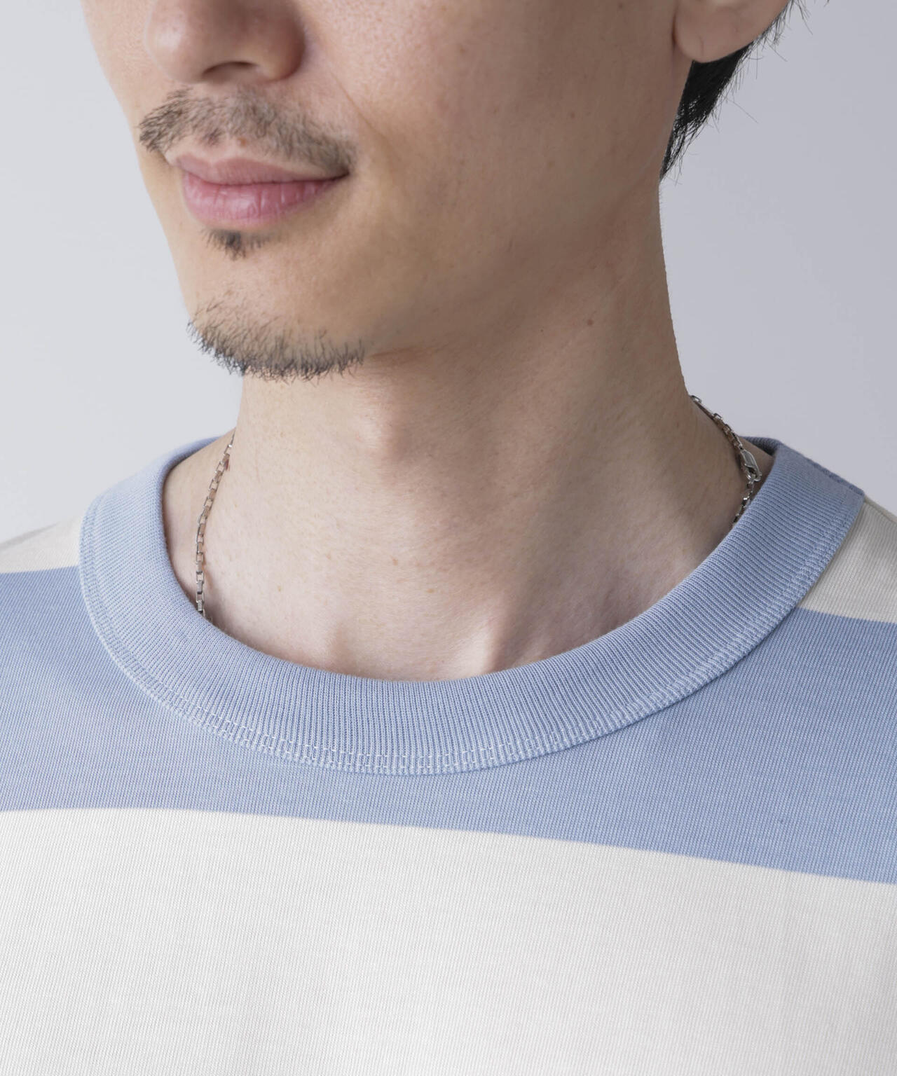 ワイドボーダーTシャツ 半袖 6724224232