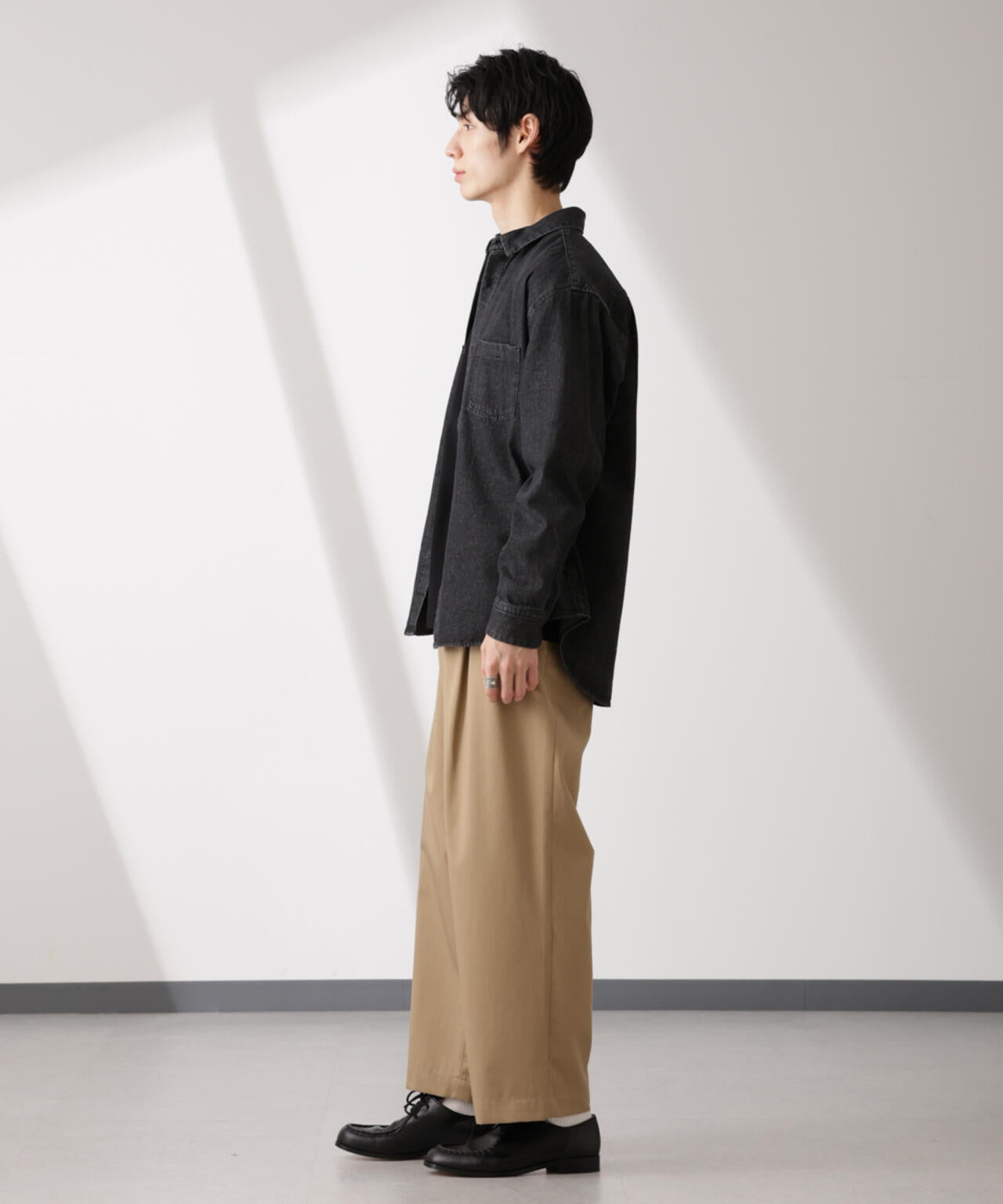 ライトオンスデニムシャツ 長袖 6725120205
