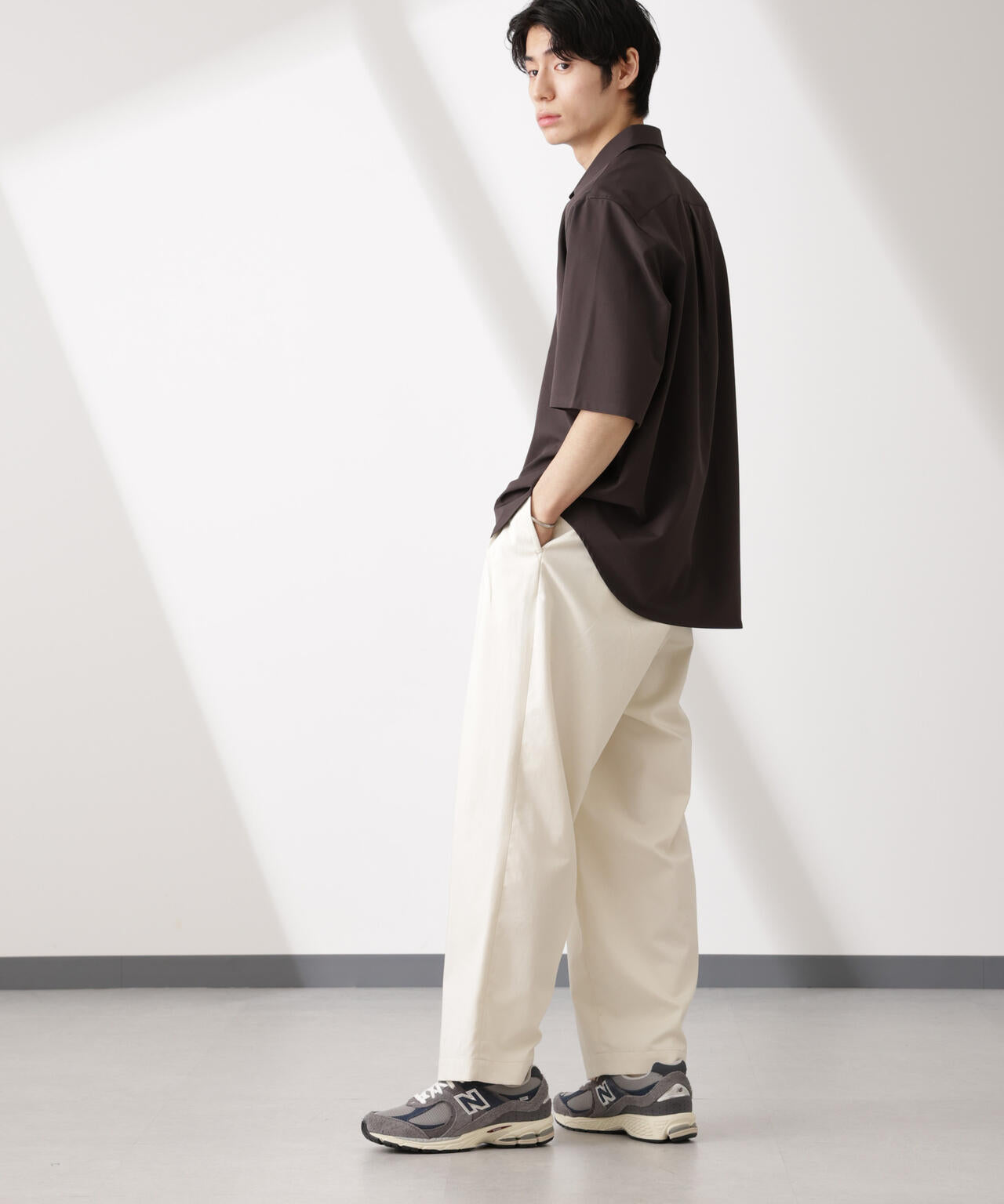 ライトウェイトストレッチ シャツ半袖 6725121206