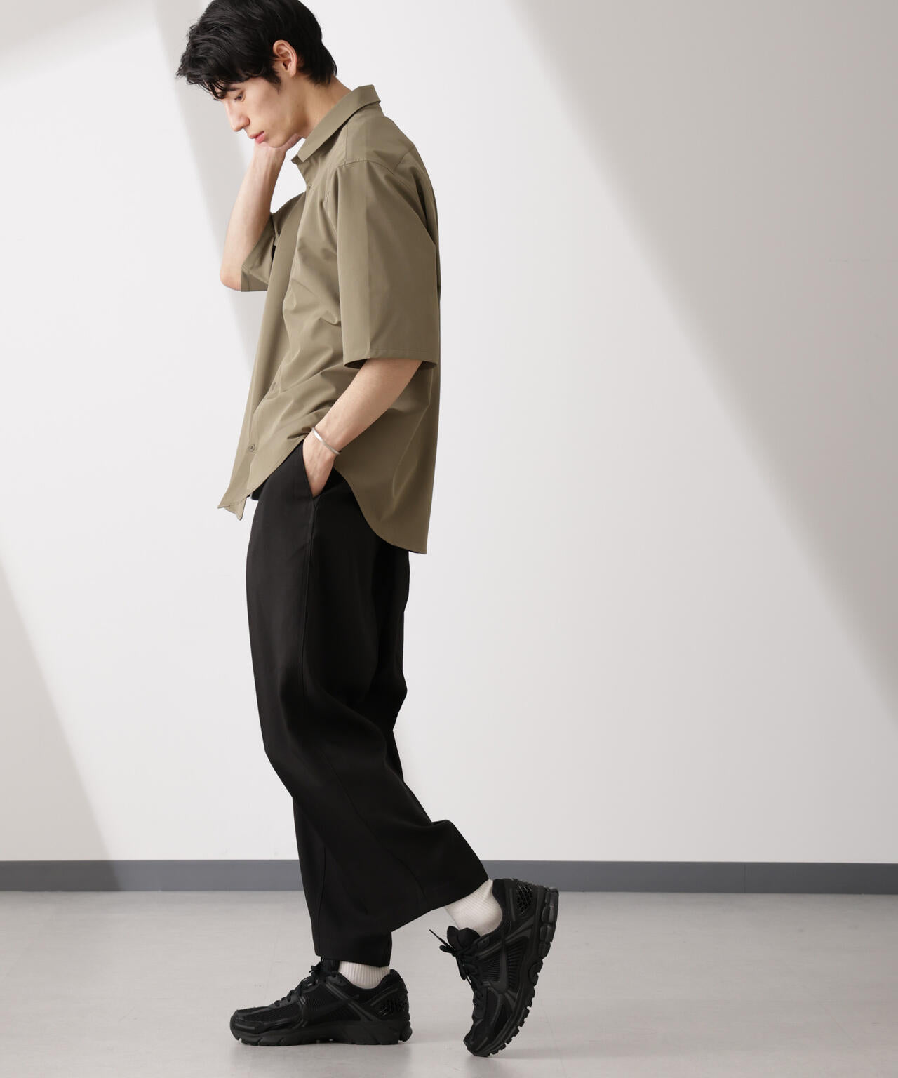 ライトウェイトストレッチ シャツ半袖 6725121206