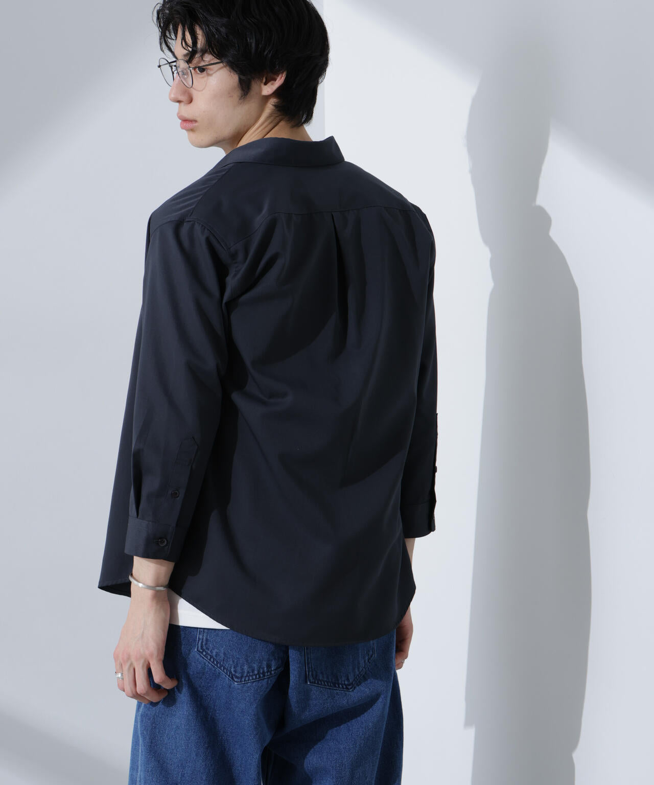 スタンダードレギュラーカラーシャツ/7分袖 6725121218