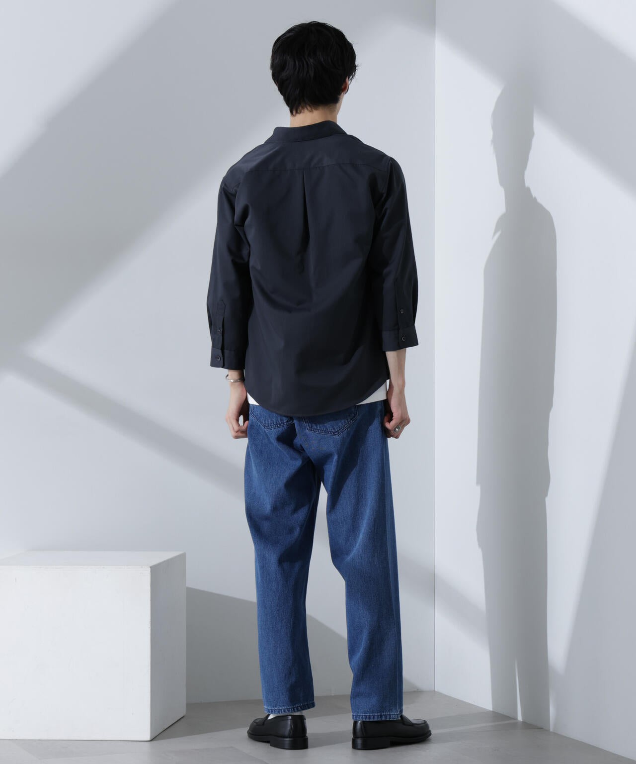 スタンダードレギュラーカラーシャツ/7分袖 6725121218