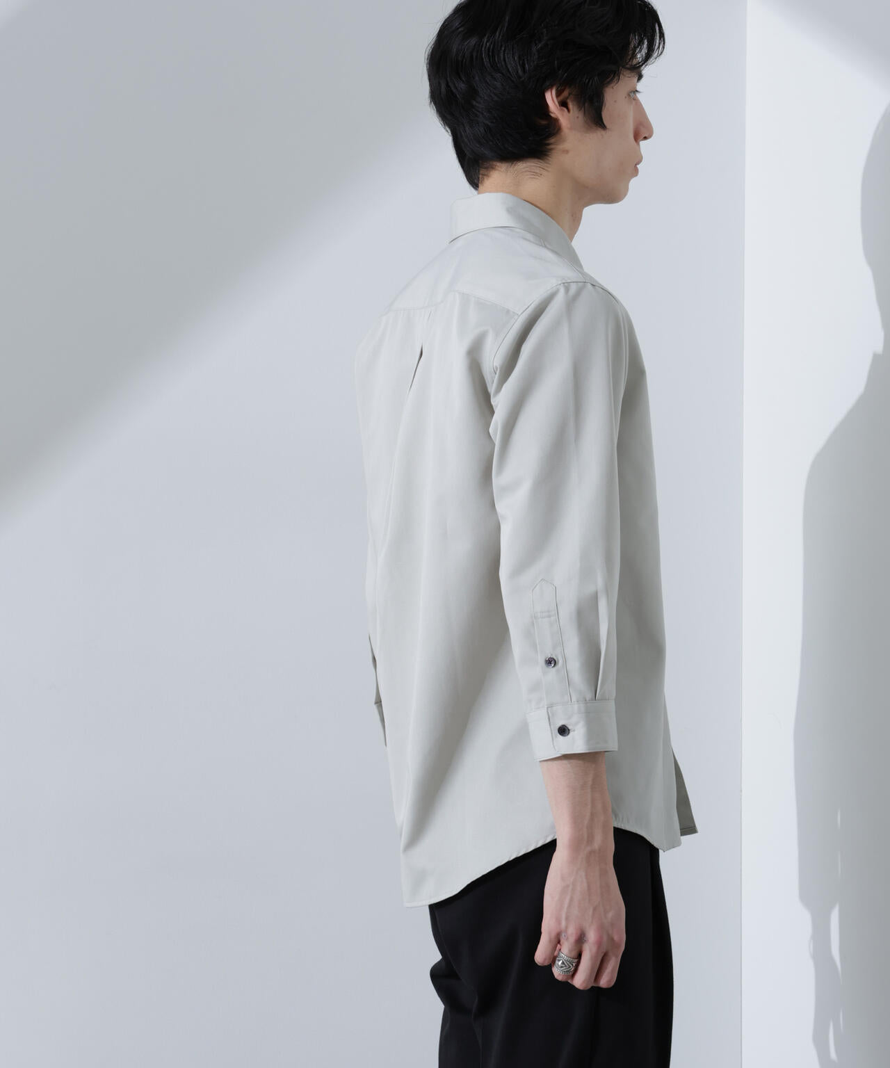 スタンダードレギュラーカラーシャツ/7分袖 6725121218