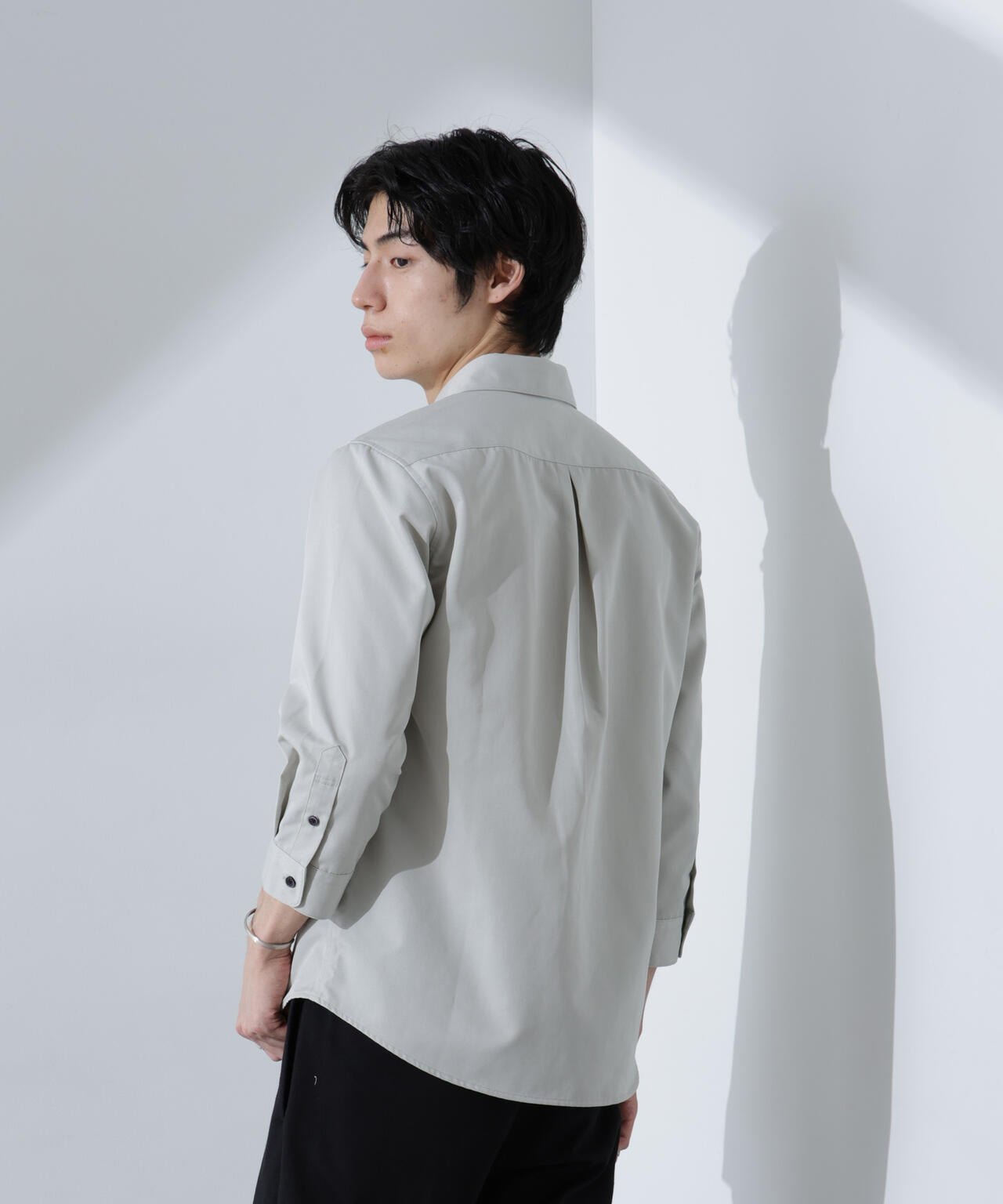 スタンダードレギュラーカラーシャツ/7分袖 6725121218
