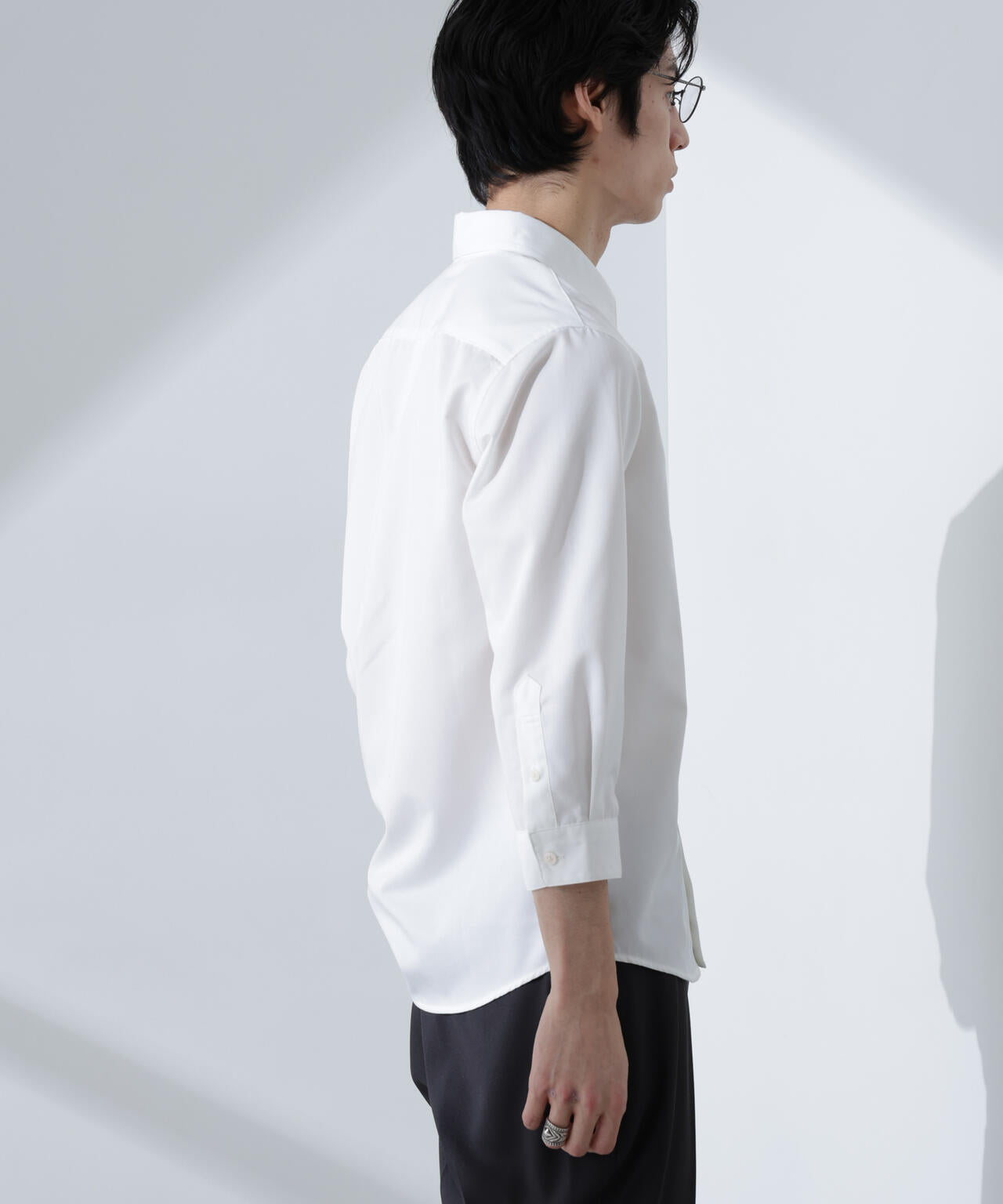 スタンダードレギュラーカラーシャツ/7分袖 6725121218