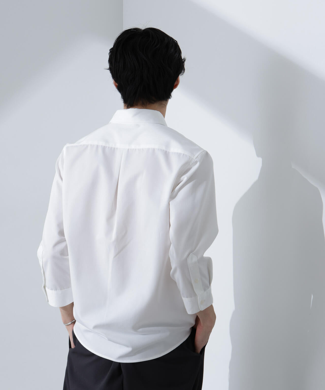 スタンダードレギュラーカラーシャツ/7分袖 6725121218