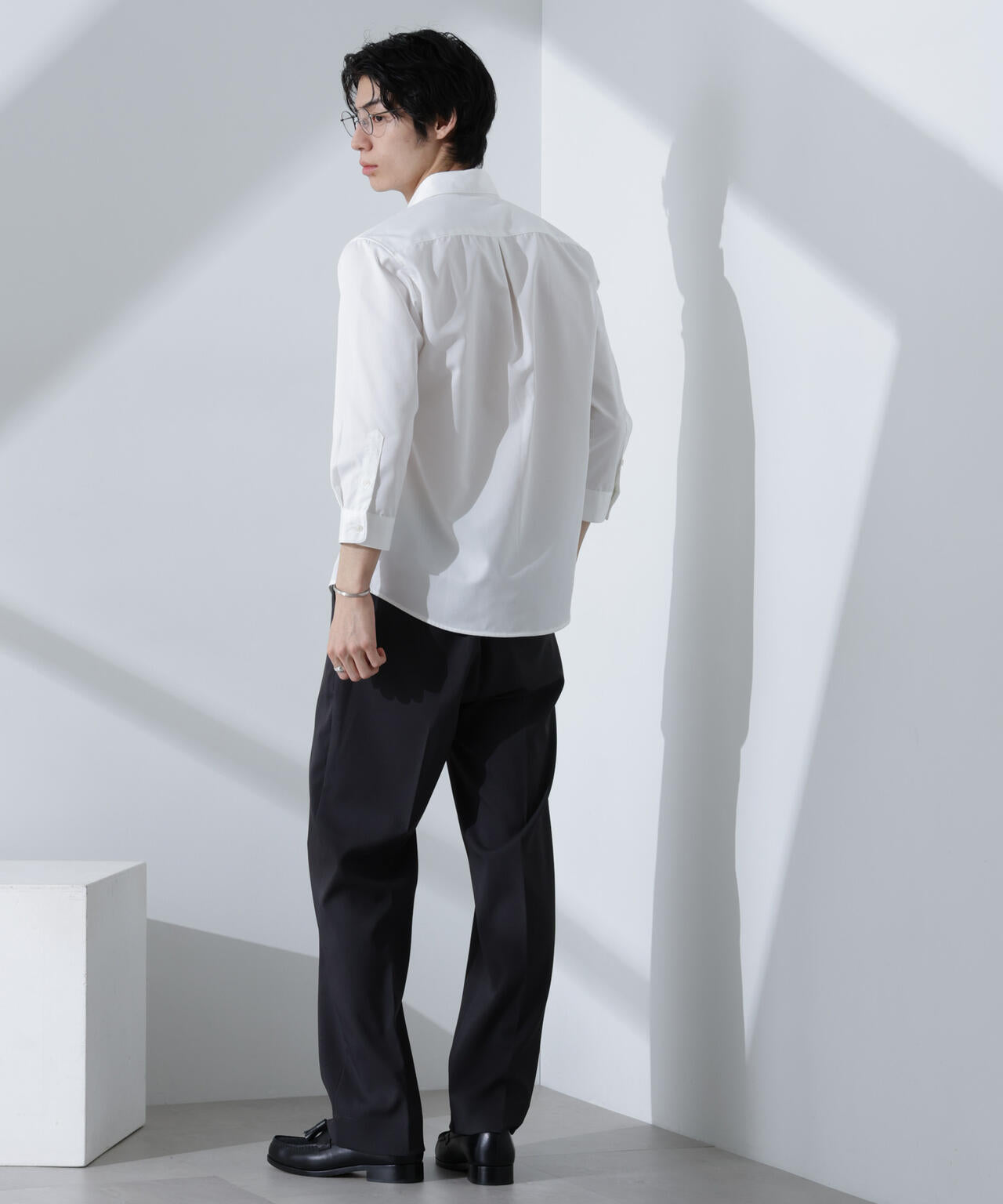 スタンダードレギュラーカラーシャツ/7分袖 6725121218