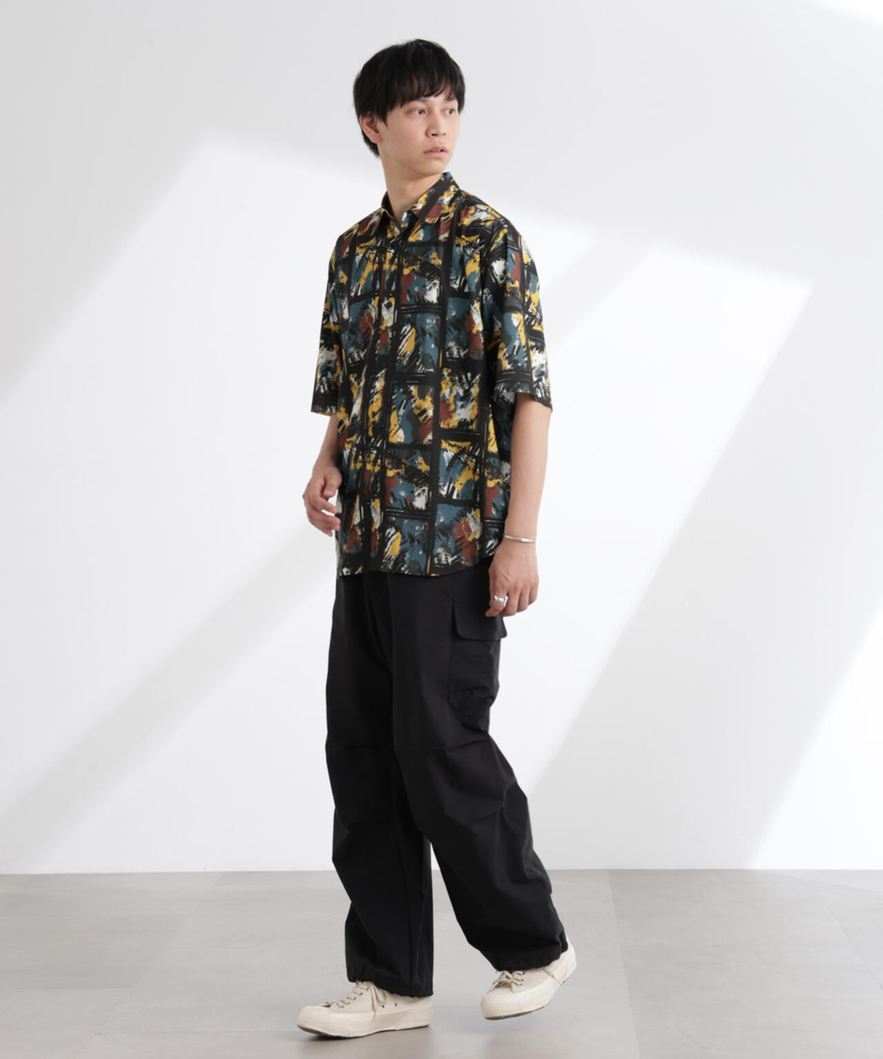 アート柄シャツ 半袖 6725121222