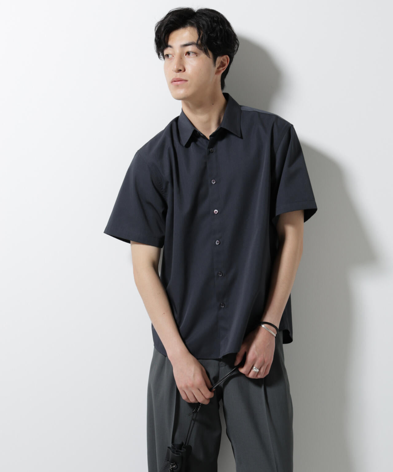 スタンダードレギュラーカラーシャツ/半袖 6725121227