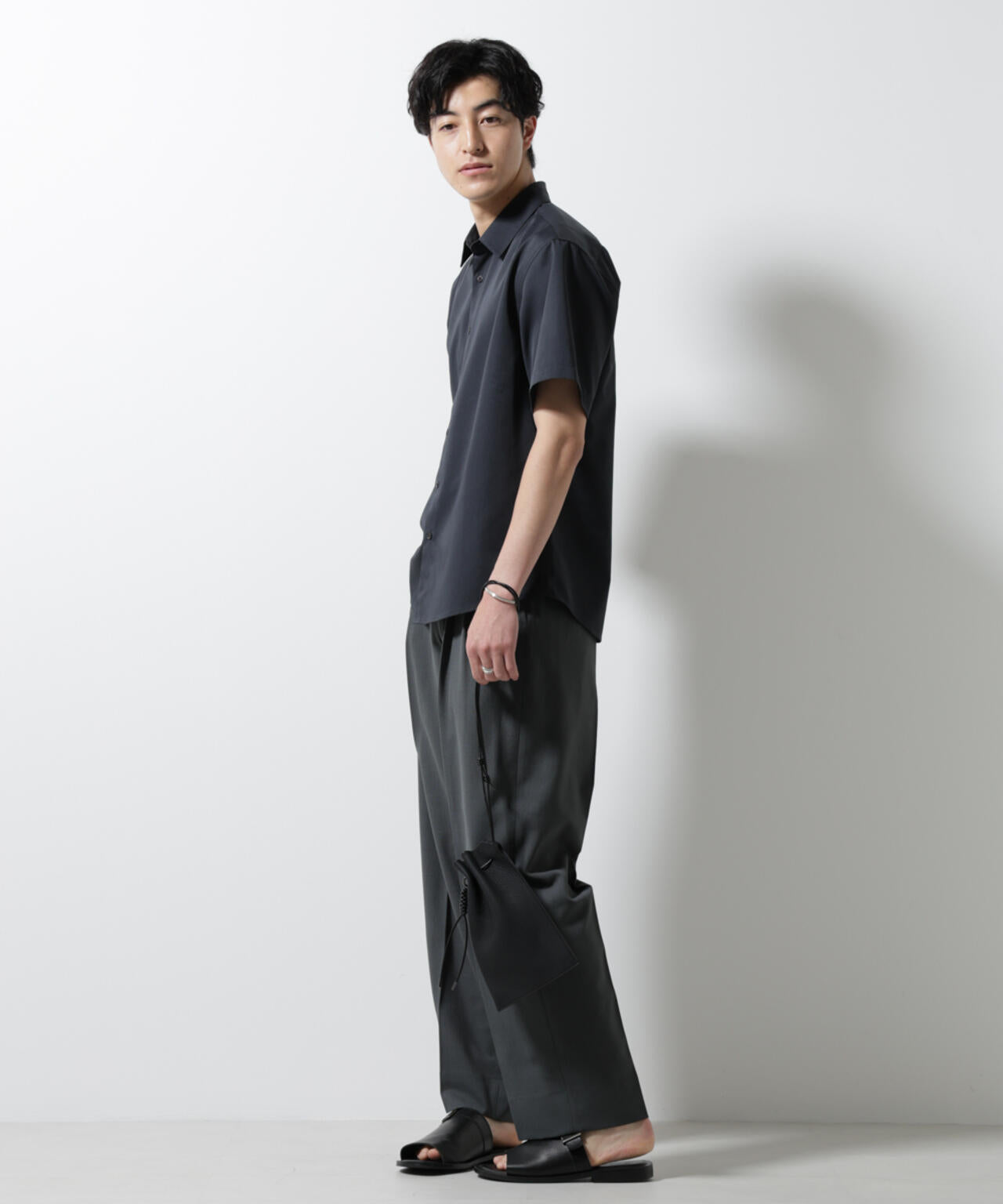 スタンダードレギュラーカラーシャツ/半袖 6725121227