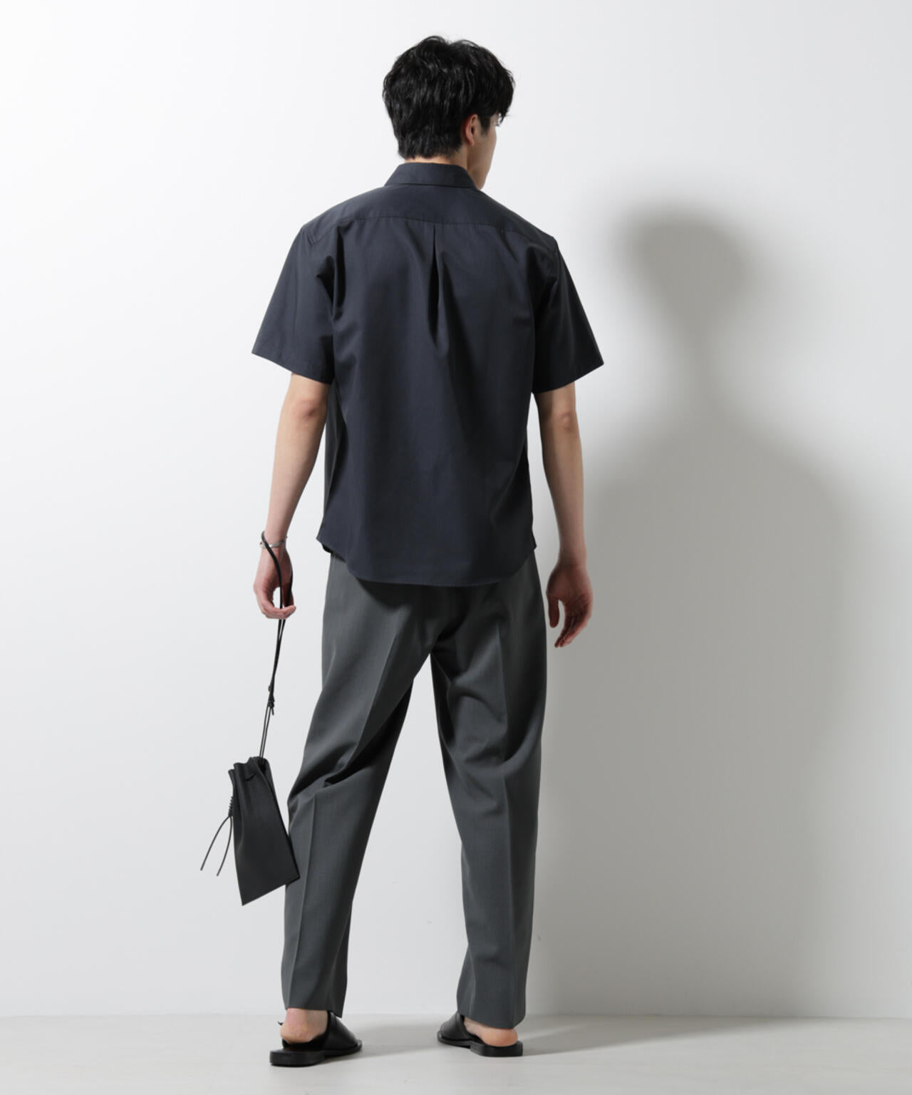 スタンダードレギュラーカラーシャツ/半袖 6725121227