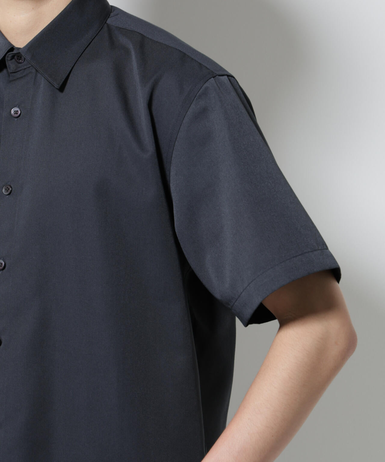 スタンダードレギュラーカラーシャツ/半袖 6725121227