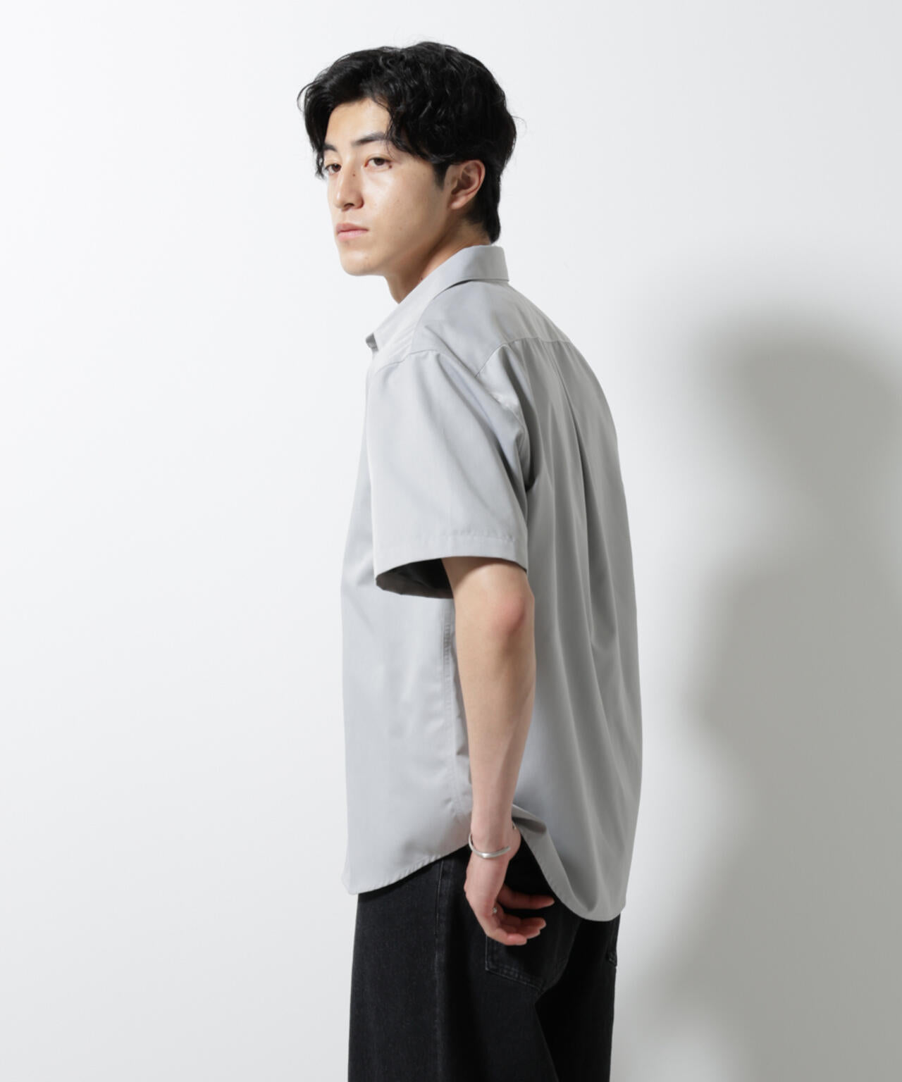 スタンダードレギュラーカラーシャツ/半袖 6725121227