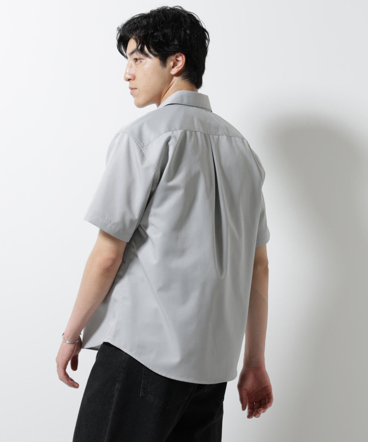 スタンダードレギュラーカラーシャツ/半袖 6725121227