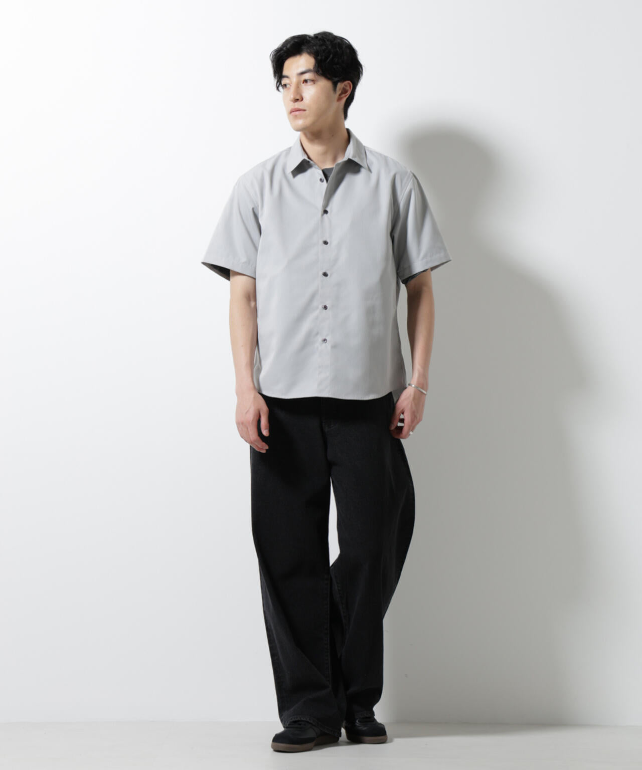 スタンダードレギュラーカラーシャツ/半袖 6725121227