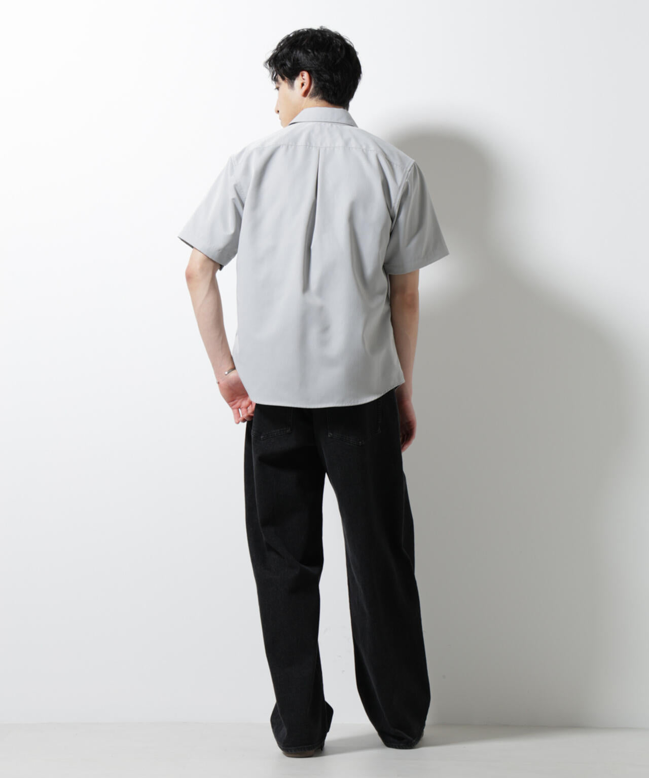 スタンダードレギュラーカラーシャツ/半袖 6725121227