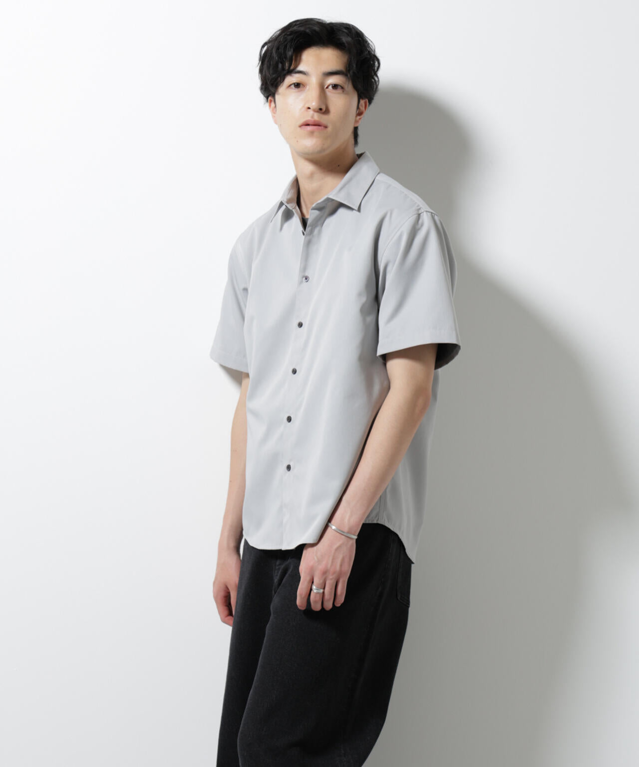 スタンダードレギュラーカラーシャツ/半袖 6725121227