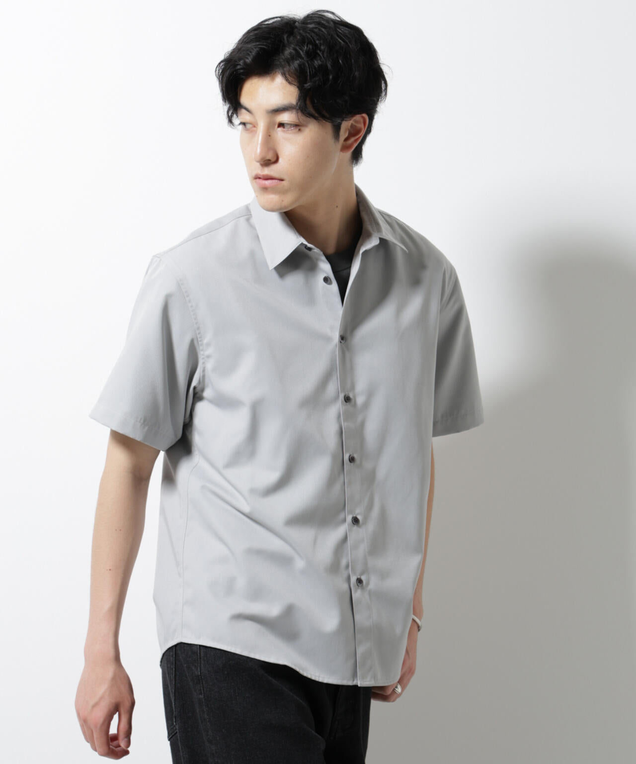 スタンダードレギュラーカラーシャツ/半袖 6725121227