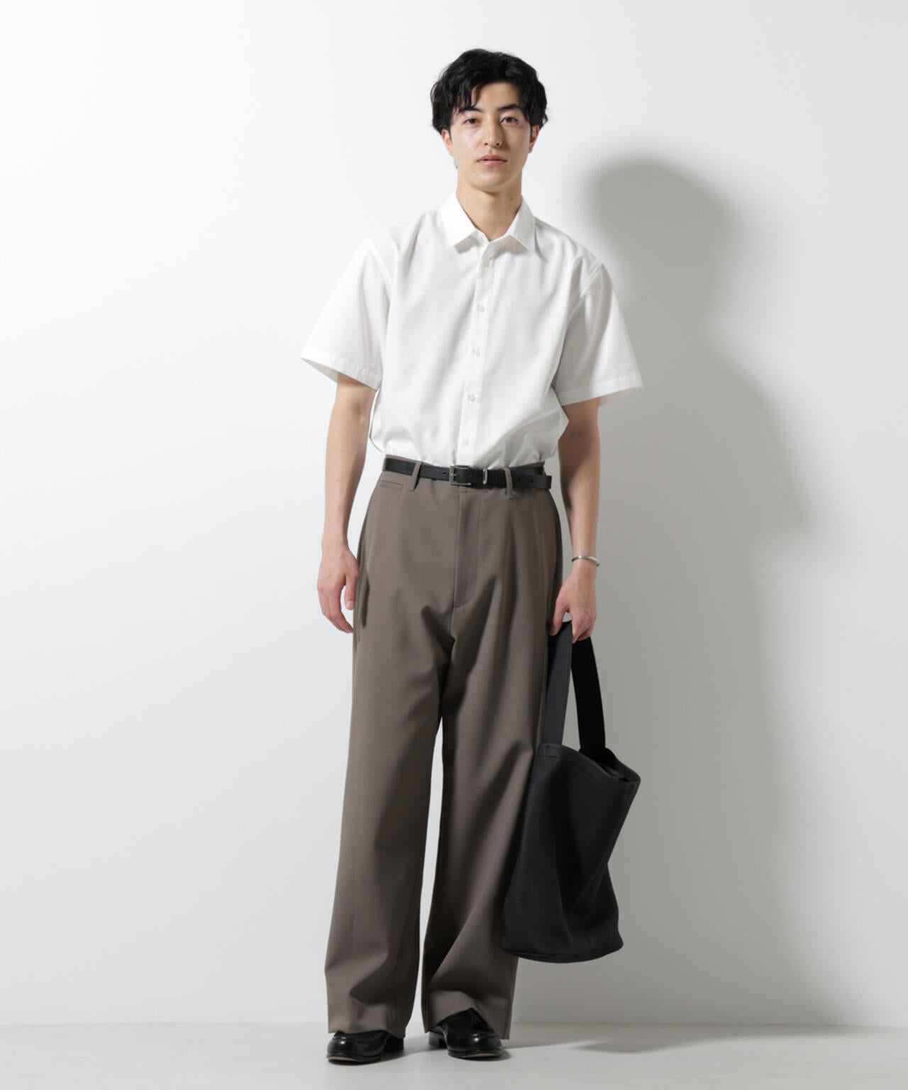 スタンダードレギュラーカラーシャツ/半袖 6725121227