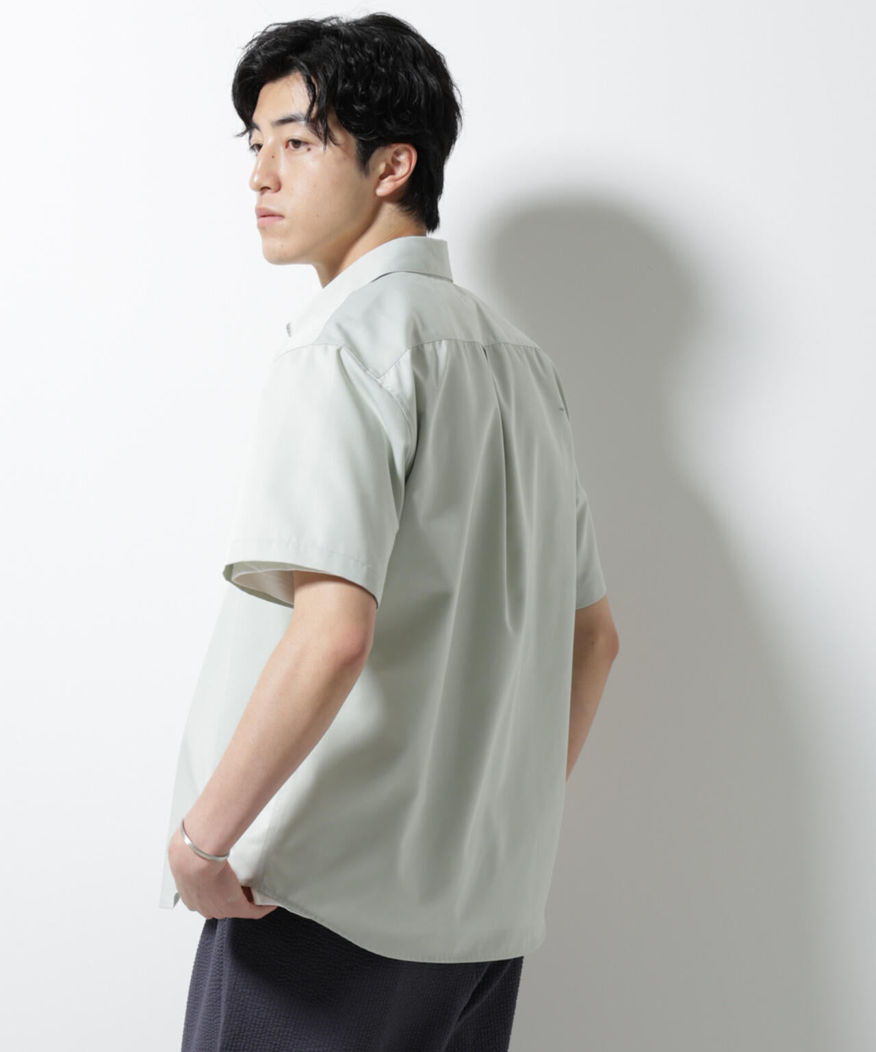 スタンダードレギュラーカラーシャツ/半袖 6725121227