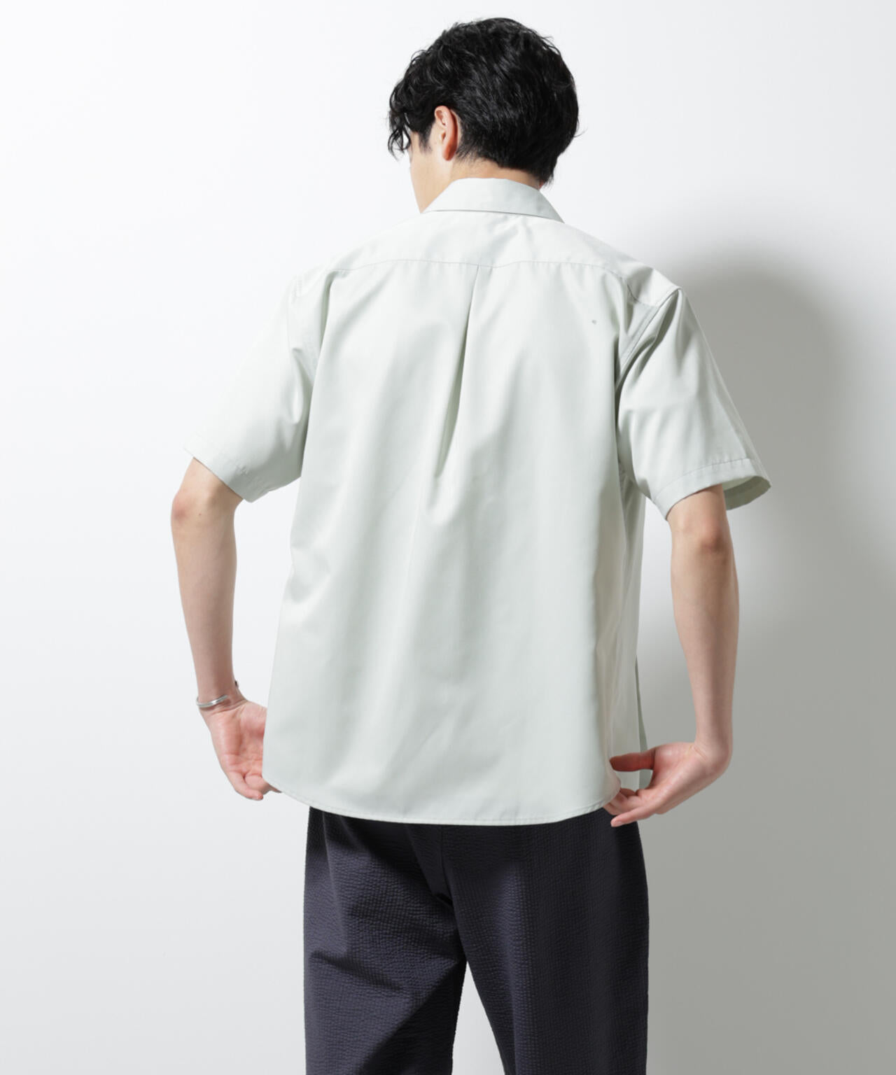 スタンダードレギュラーカラーシャツ/半袖 6725121227