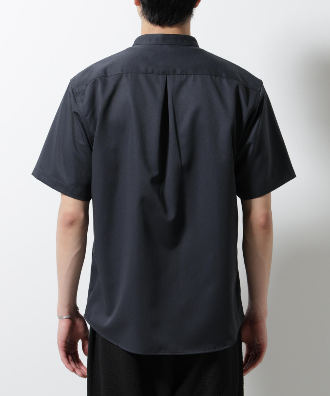 スタンダードバンドカラーシャツ/半袖 6725121228