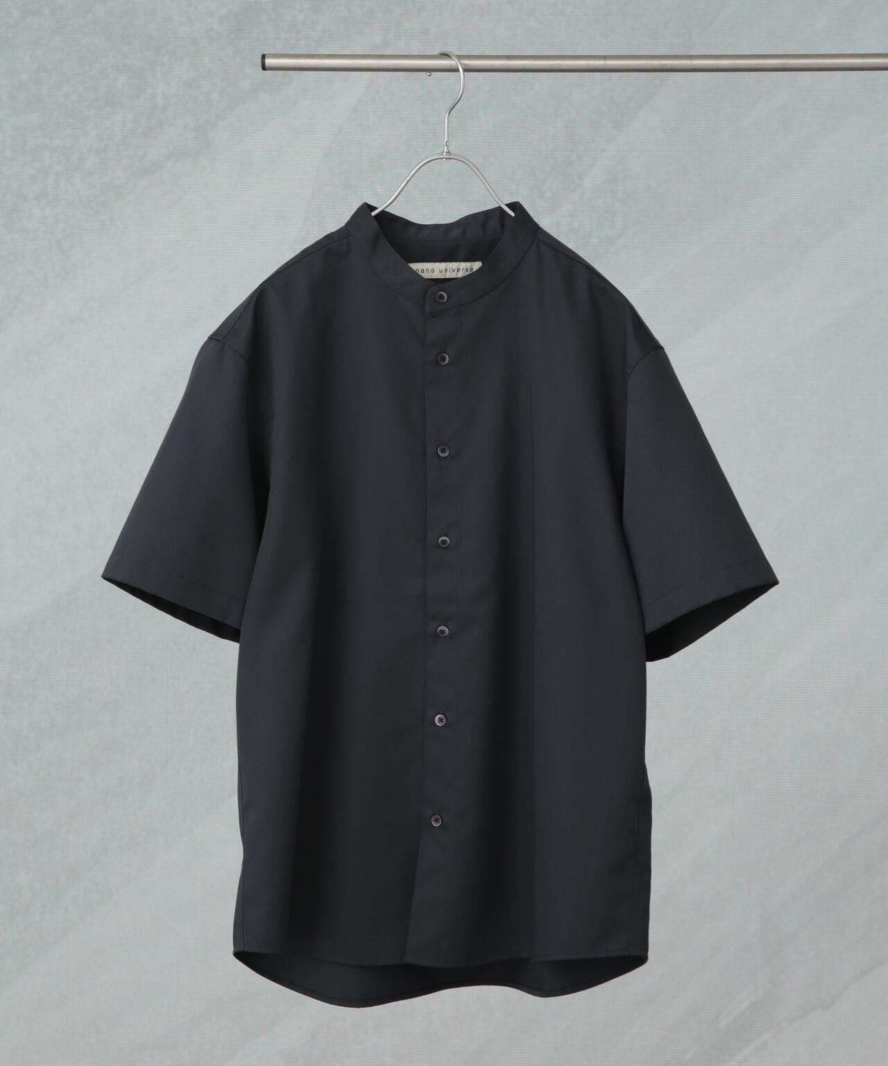 スタンダードバンドカラーシャツ/半袖 6725121228