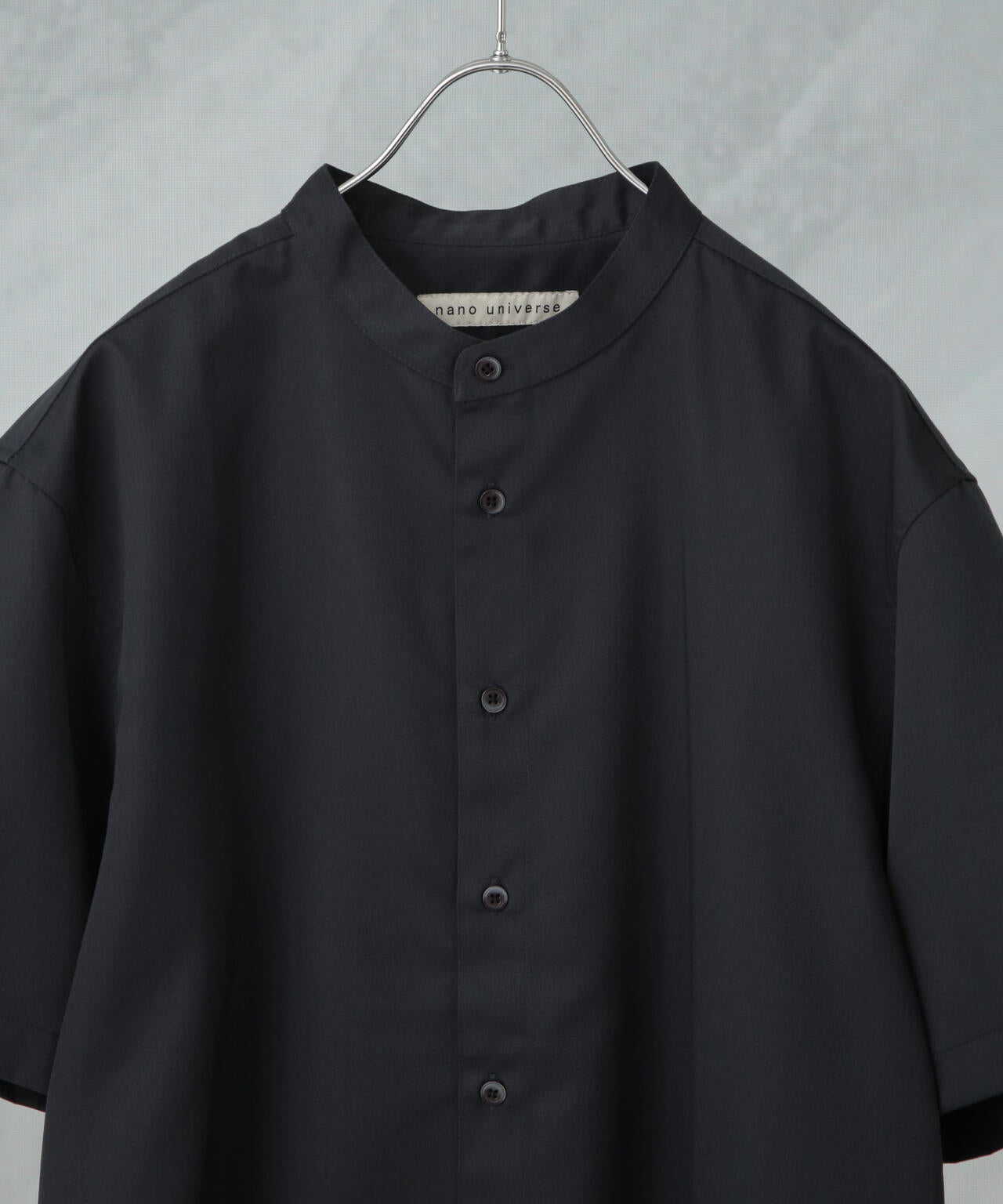 スタンダードバンドカラーシャツ/半袖 6725121228