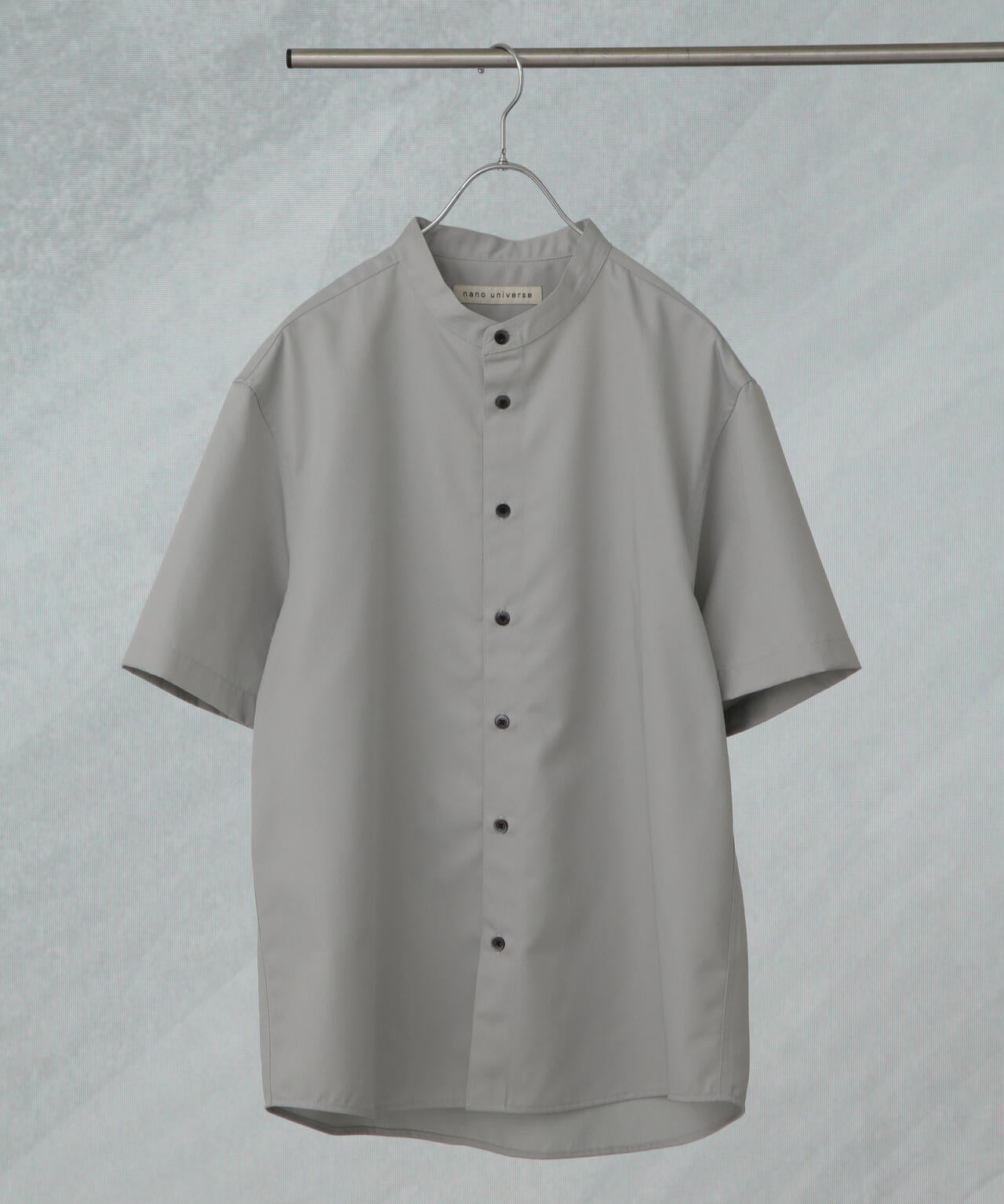 スタンダードバンドカラーシャツ/半袖 6725121228