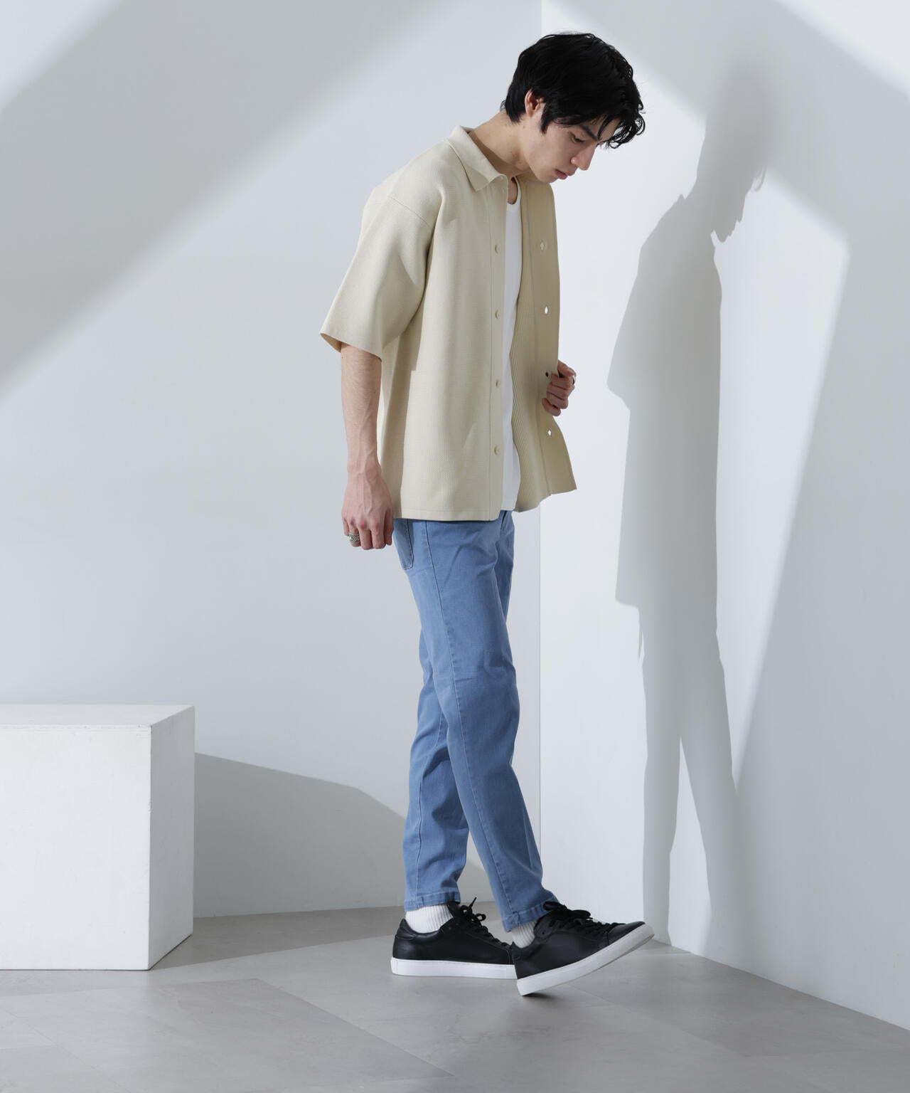 エアーニットレギュラーカラーシャツ 半袖 6725122211
