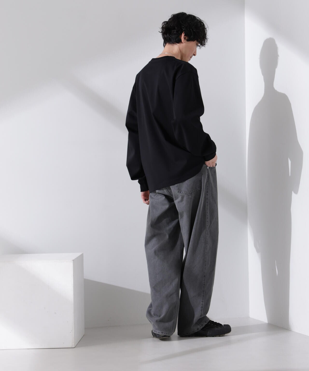 アンチスメル BIG クルーネックTシャツ 長袖 6725123207