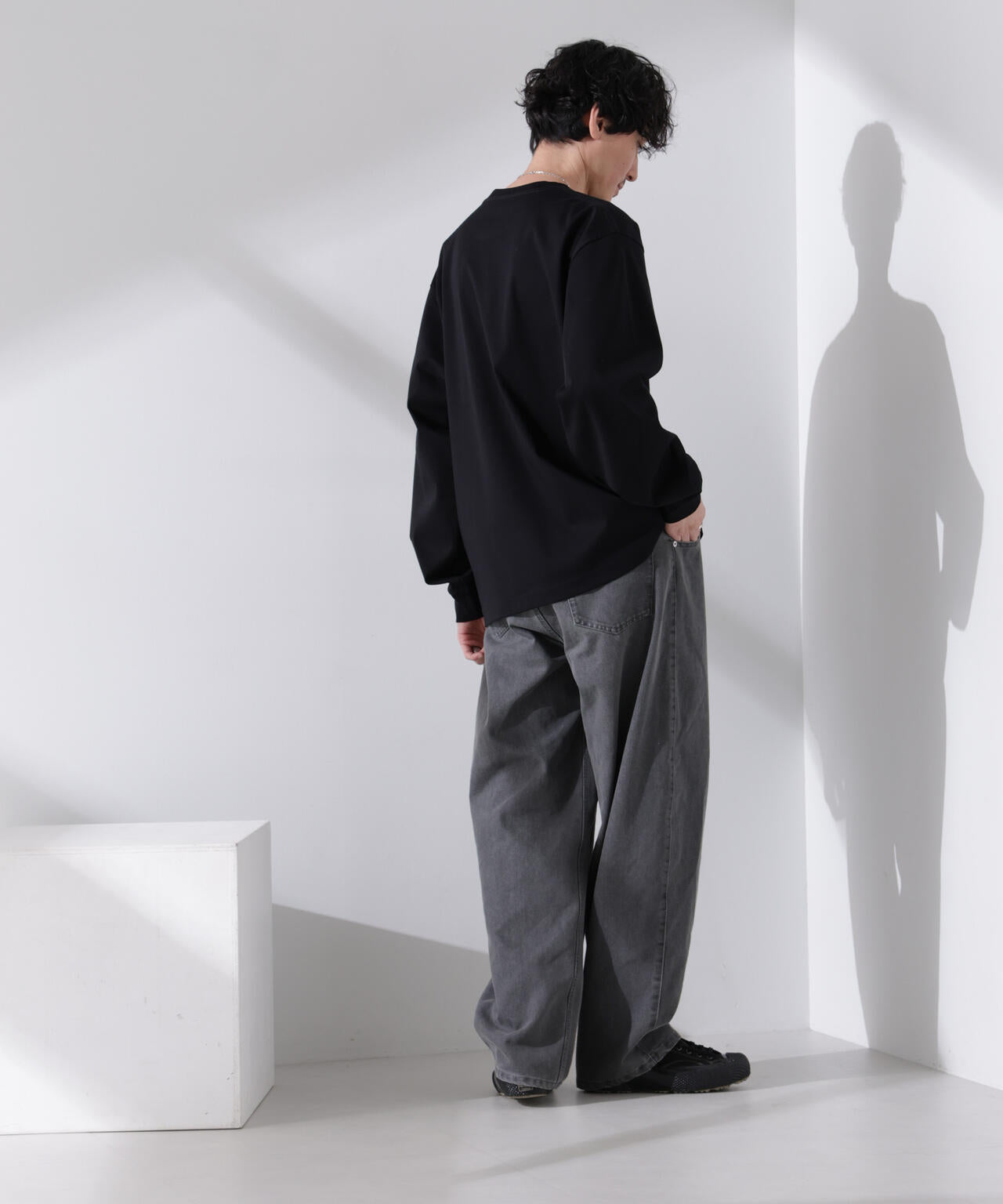 アンチスメル BIG クルーネックTシャツ 長袖 6725123207