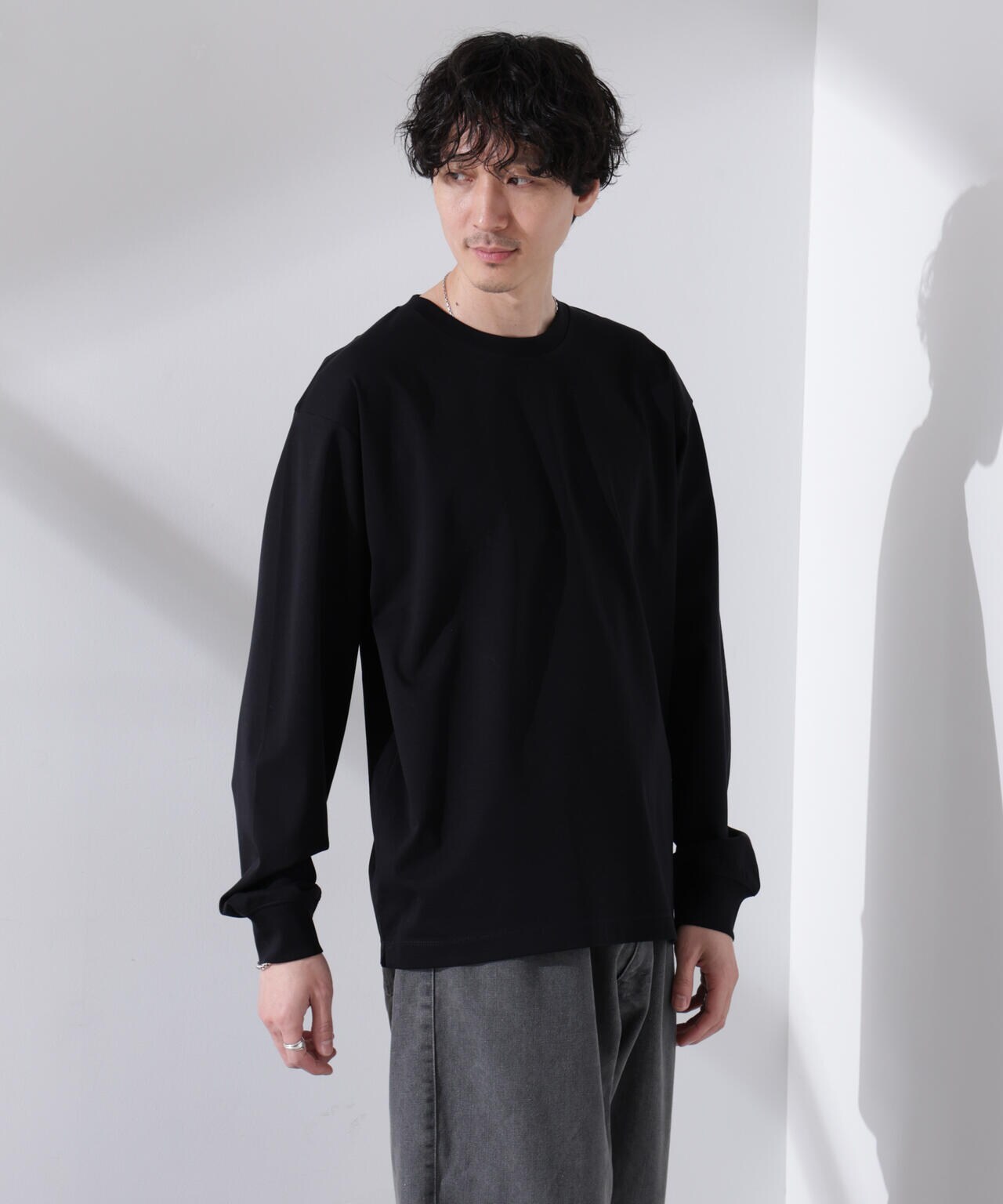 アンチスメル BIG クルーネックTシャツ 長袖 6725123207