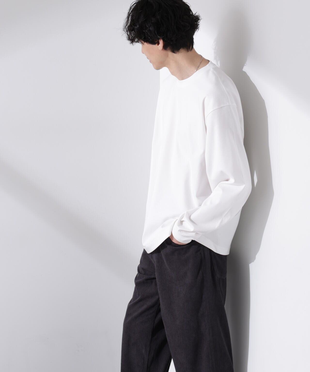 アンチスメル BIG クルーネックTシャツ 長袖 6725123207