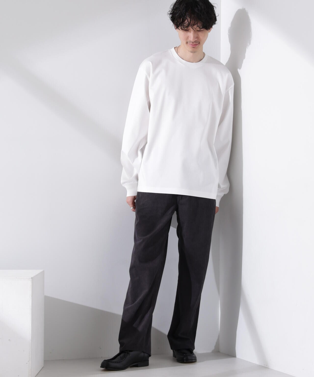 アンチスメル BIG クルーネックTシャツ 長袖 6725123207