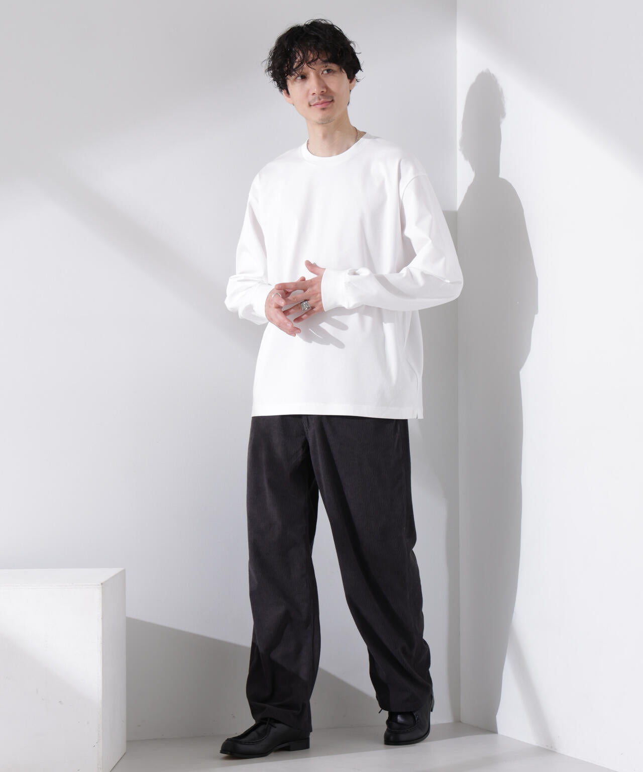 アンチスメル BIG クルーネックTシャツ 長袖 6725123207
