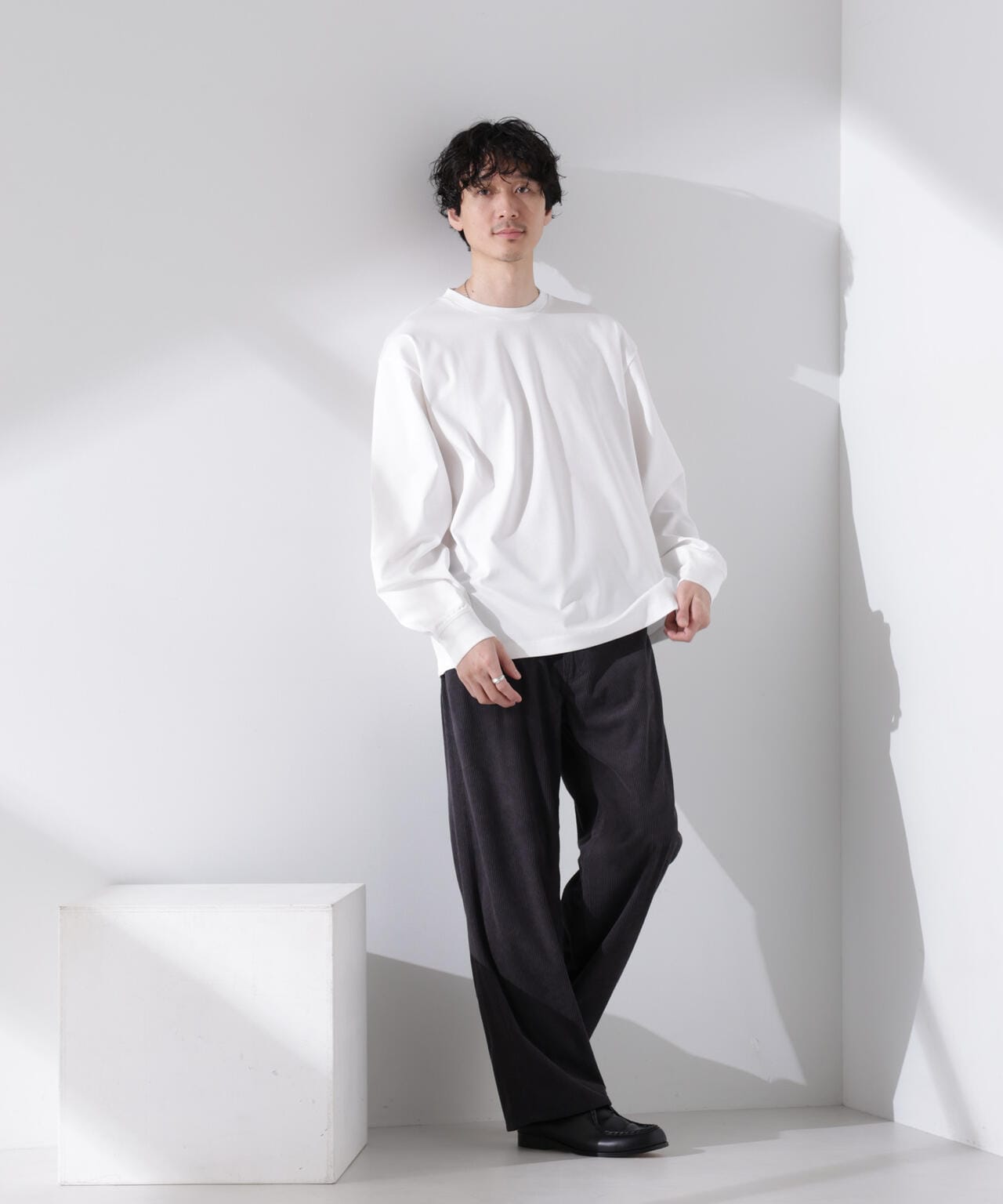 アンチスメル BIG クルーネックTシャツ 長袖 6725123207
