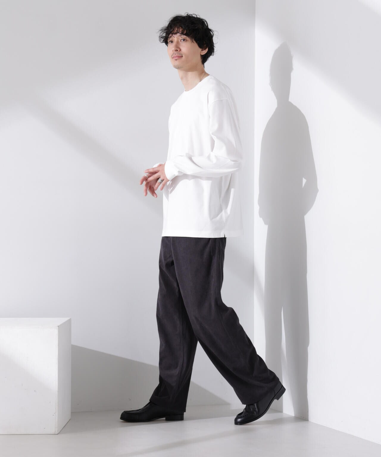 アンチスメル BIG クルーネックTシャツ 長袖 6725123207