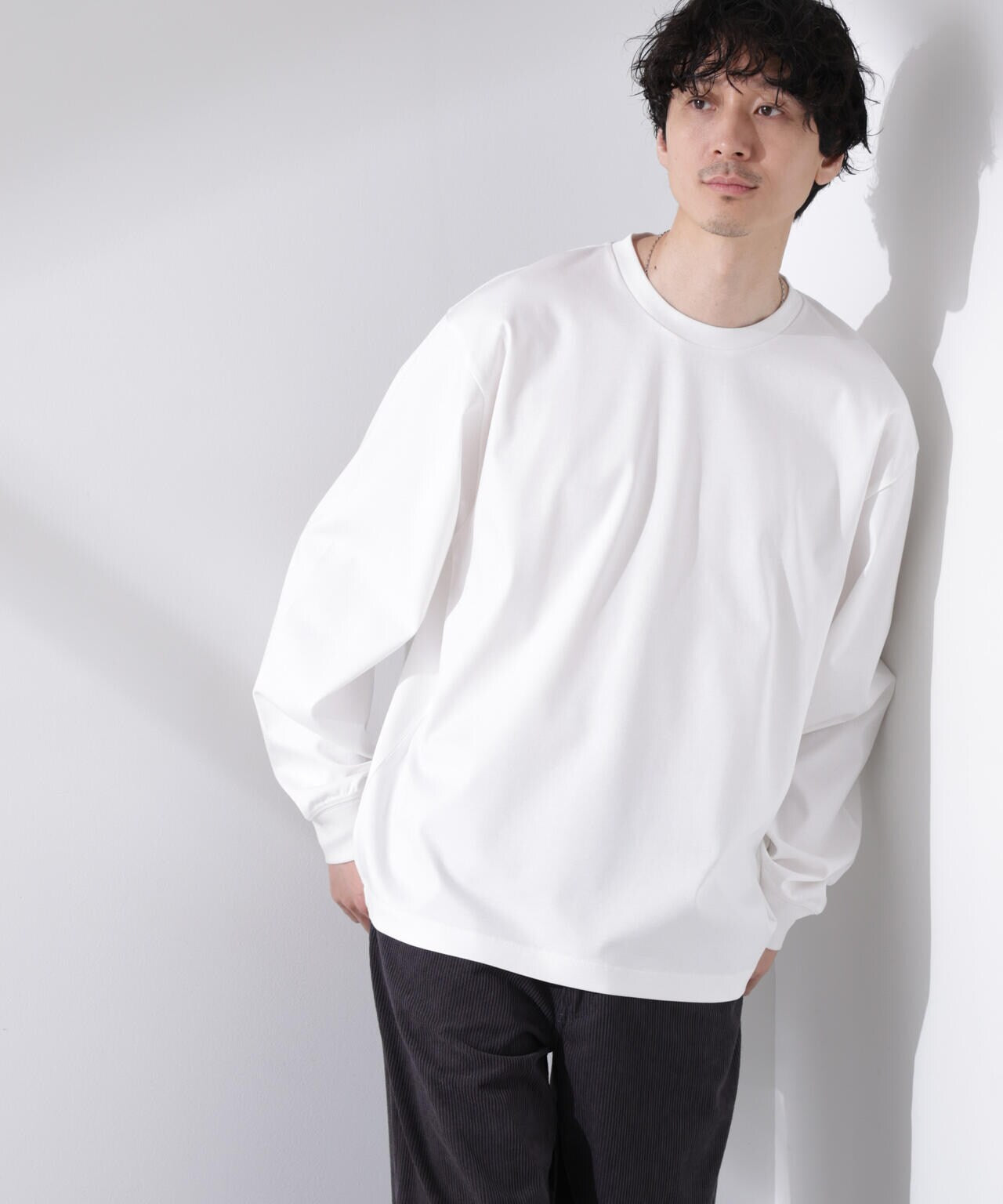 アンチスメル BIG クルーネックTシャツ 長袖 6725123207