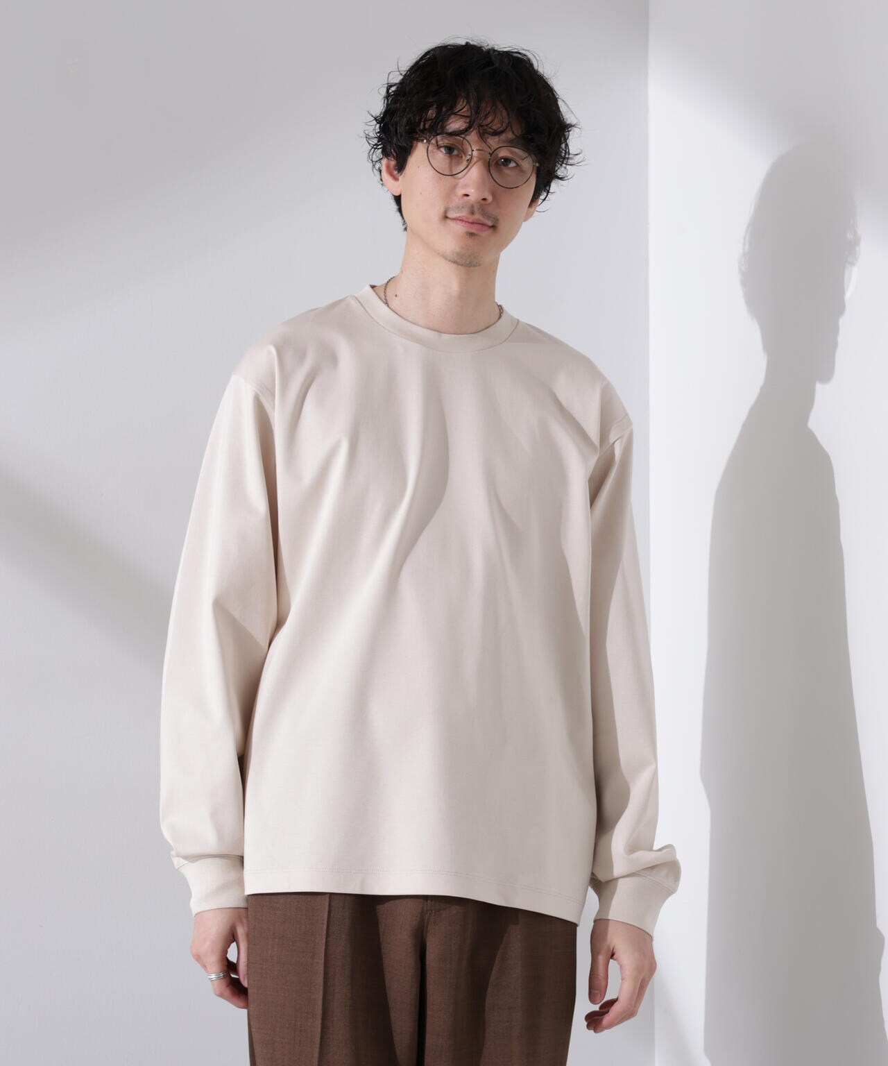 アンチスメル BIG クルーネックTシャツ 長袖 6725123207