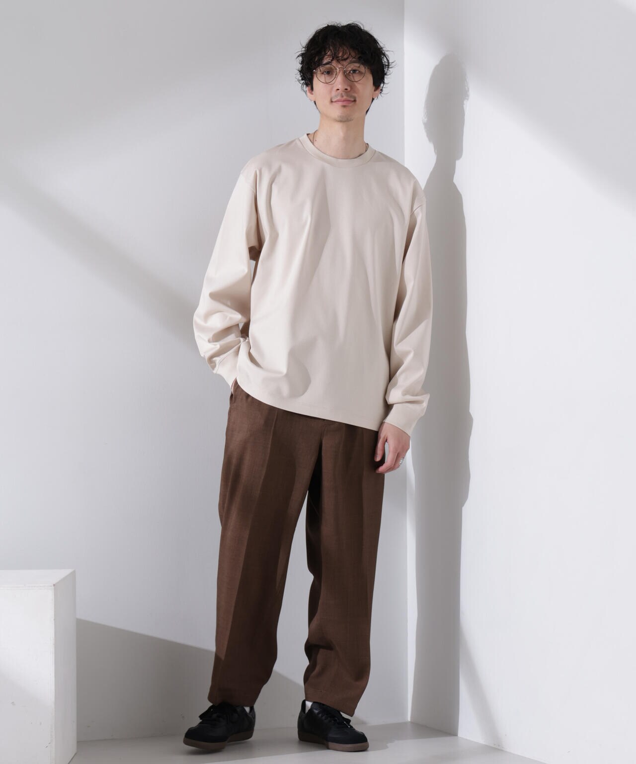 アンチスメル BIG クルーネックTシャツ 長袖 6725123207
