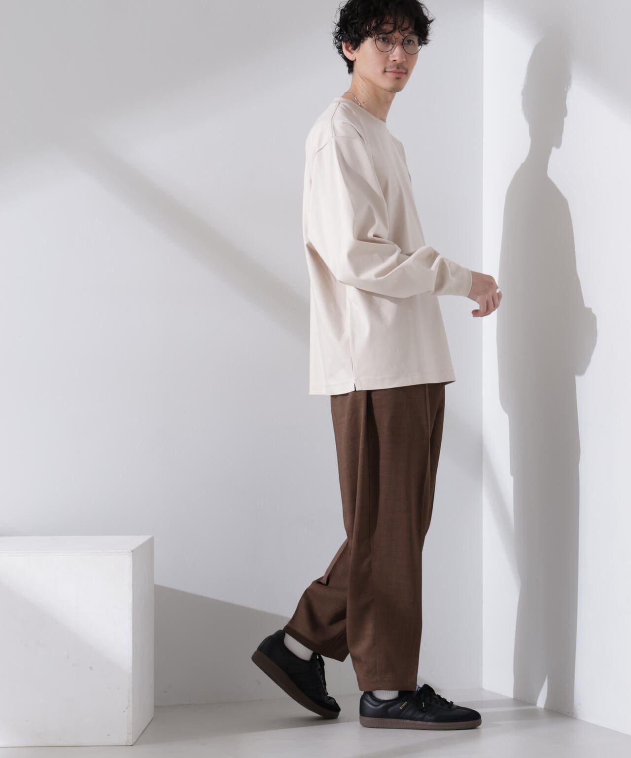 アンチスメル BIG クルーネックTシャツ 長袖 6725123207