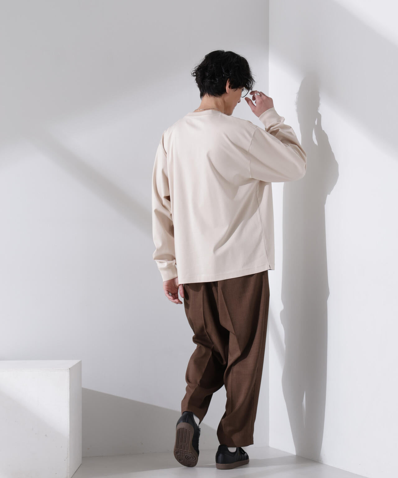 アンチスメル BIG クルーネックTシャツ 長袖 6725123207