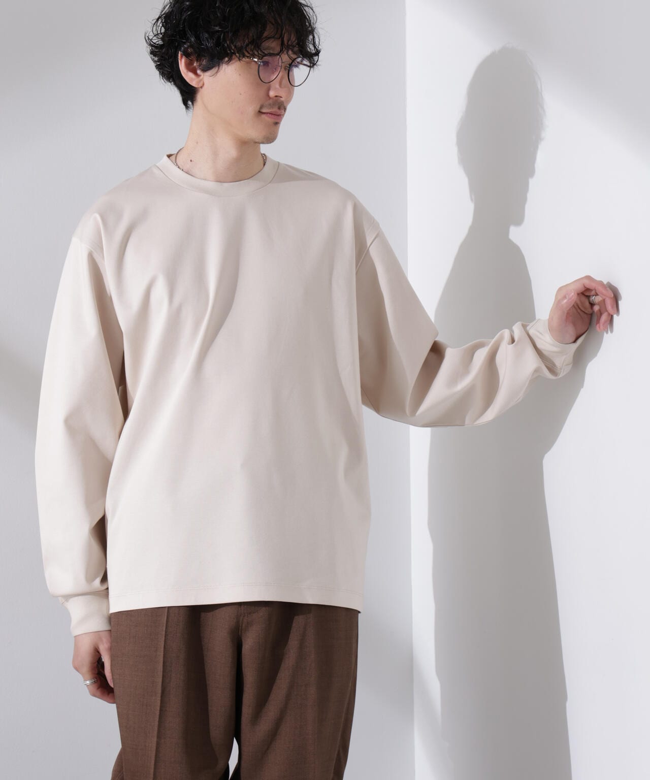 アンチスメル BIG クルーネックTシャツ 長袖 6725123207